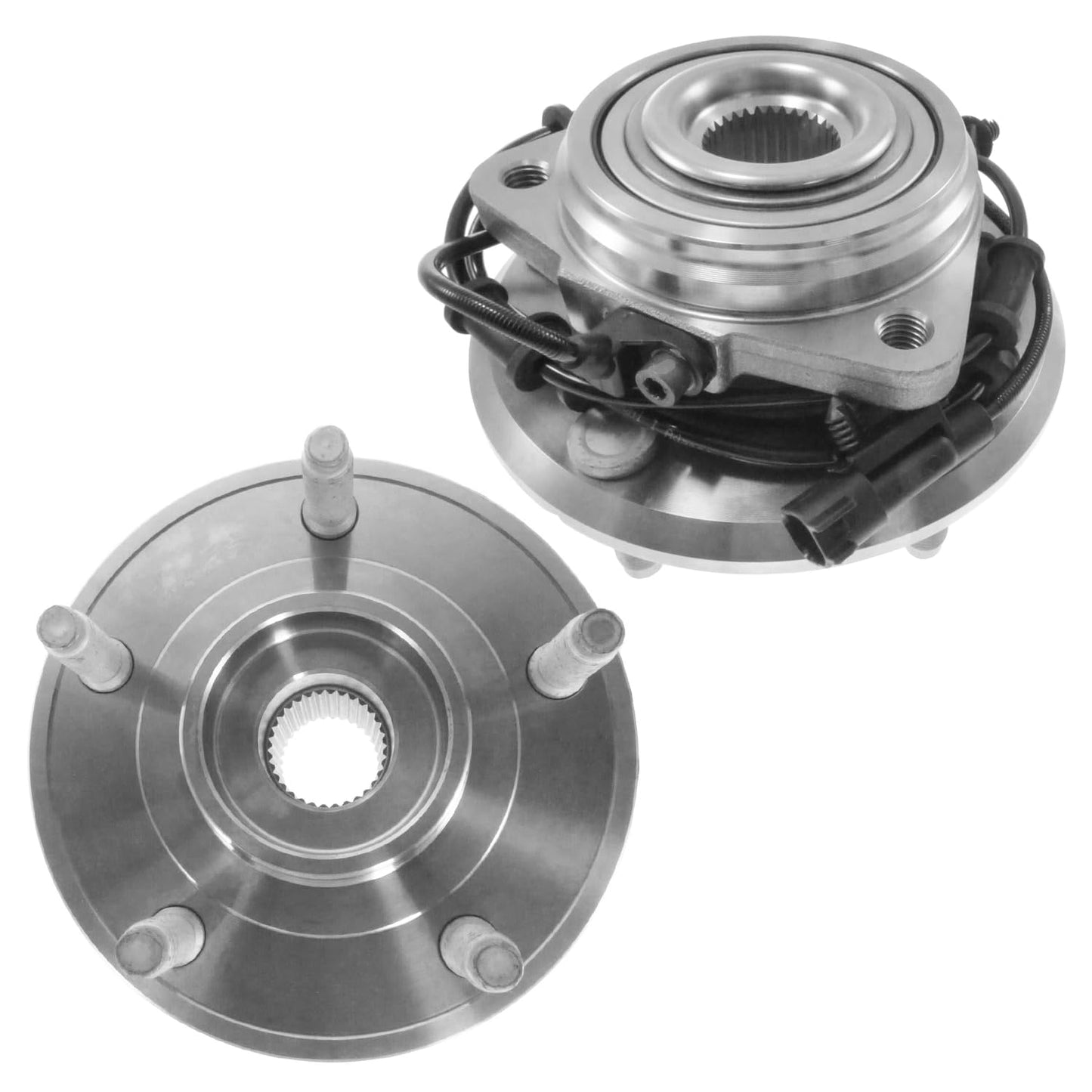 Detroit Axle - 2 Front Wheel Bearing Hub Assembly for Chevy Malibu 2013-2015 Impala 14-17, for Buick Lacrosse Regal 11-17 Cadillac XTS CTS 14-16, for GMC Terrain Equinox 10-17, 5 Lugs Replacement