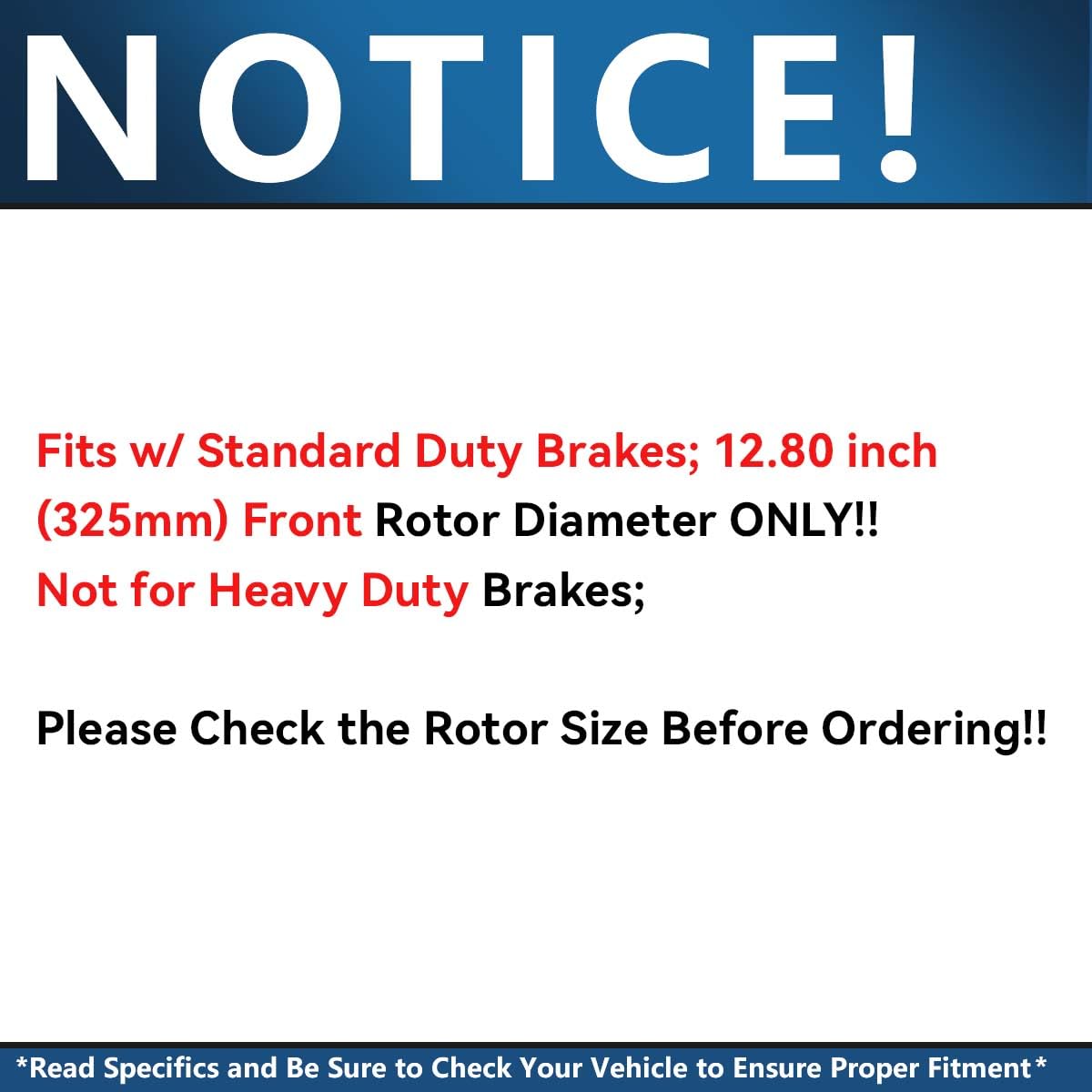 Detroit Axle - Front Brake Kit for 2012-2022 Ford F-250 Super Duty, 2013-2022 Ford F-350 Super Duty, 14.29" inch Drilled and Slotted Disc Brake Rotors Ceramic Brakes Pads Replacement