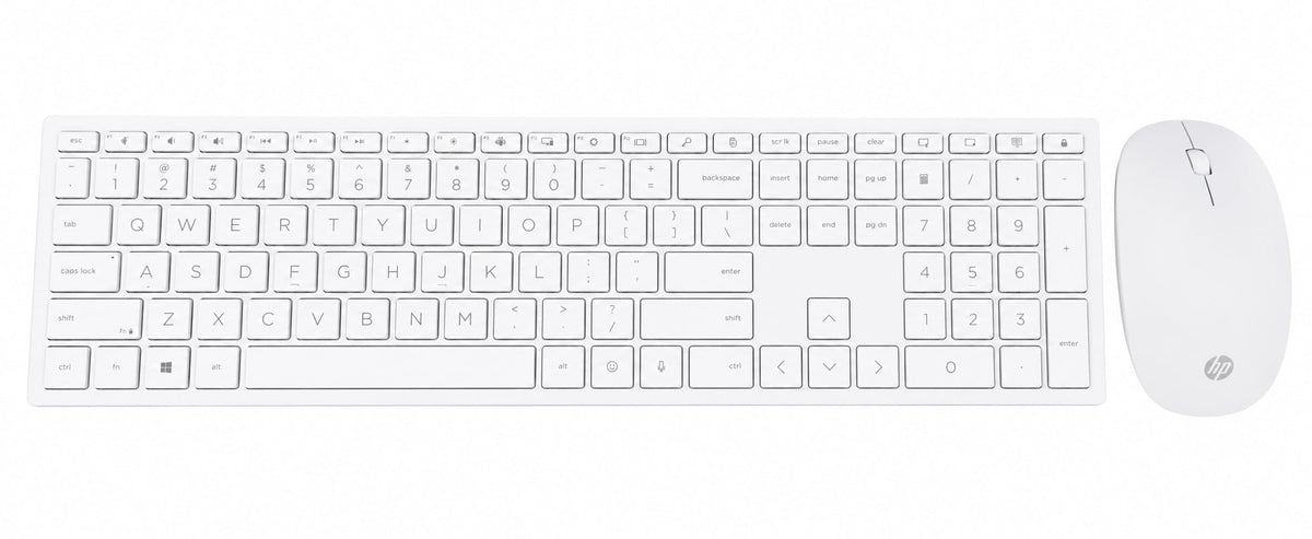HP 710 Wireless Keyboard and Mouse Combo, Slim Design with Silent Keys, 2.4GHz Lag-Free Connection, Multi-OS Compatible (Windows, Mac, Chrome) Black