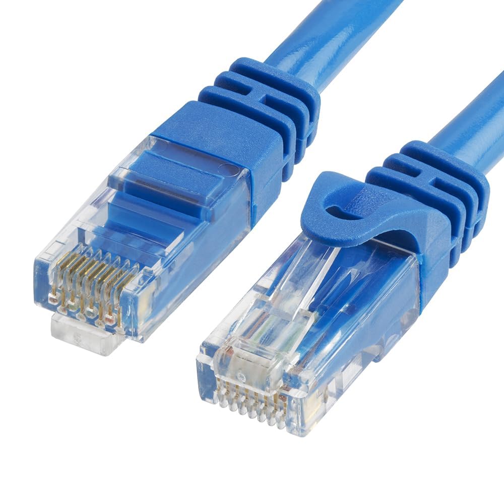 Cmple - Cat 6 Ethernet Cable 10 ft, Cat6 Patch Cables 10Gbps LAN Cable, 550MHz Network Cable, RJ45 Connectors, Compatible with Gaming Computer, Laptop, Modem, Router, HDTV, Gaming Console - Yellow