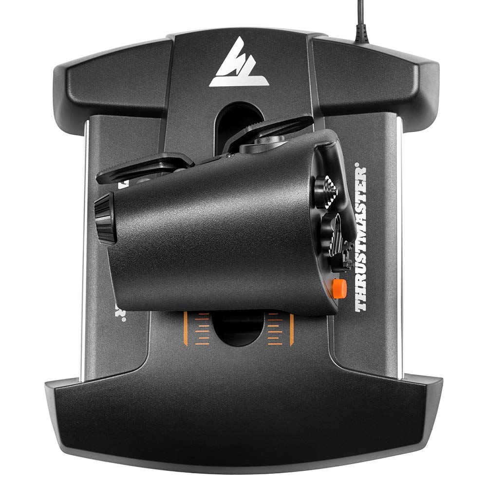 Thrustmaster T16000M FCS Space Sim Duo Combat Flight Sim Joystick - PC | Dual Hall-Effect sticks, 32 programable buttons, weighted bases, 8-way hat switch, 4 axes, twist rudder, integrated throttle
