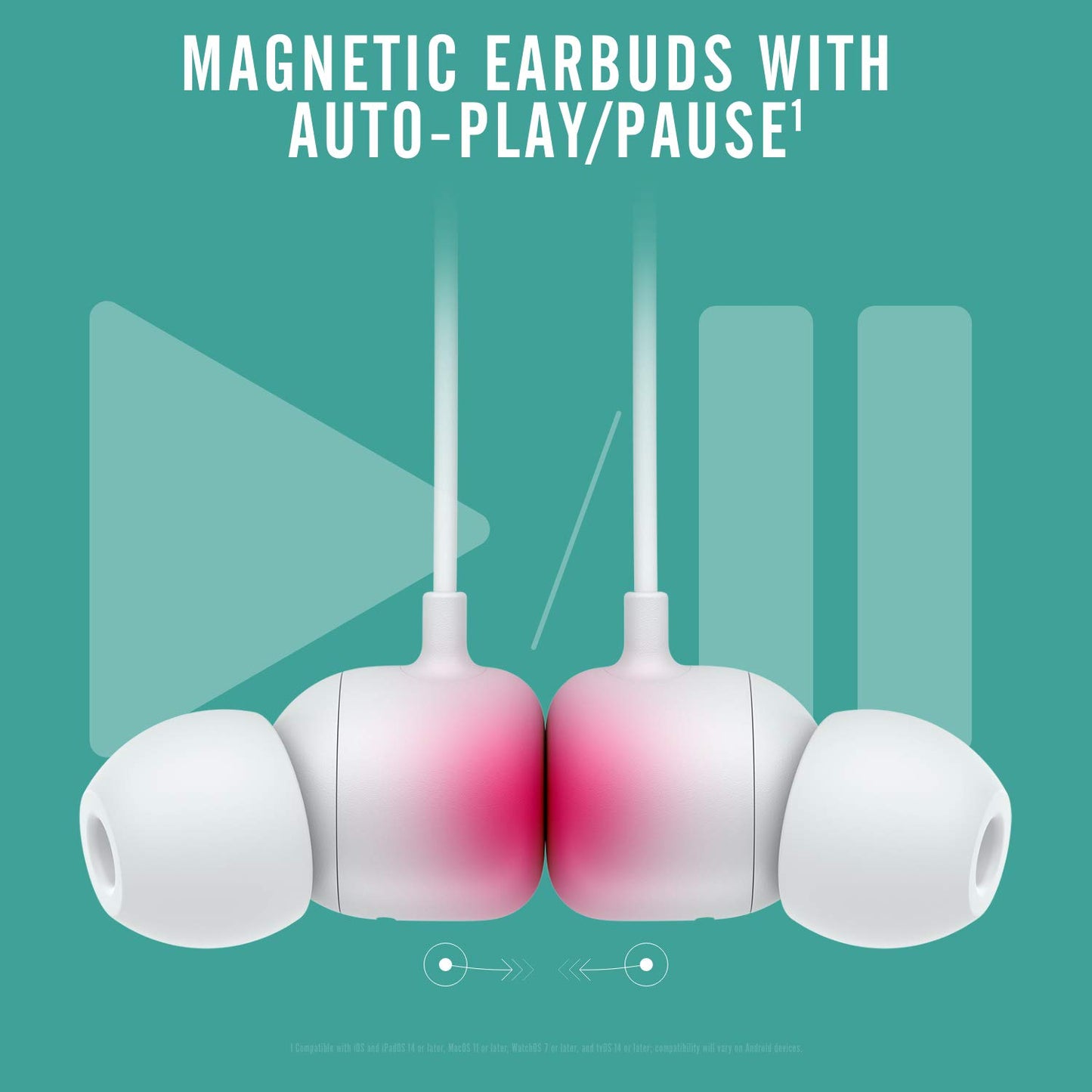 Beats Flex Wireless Earbuds - Apple W1 Headphone Chip, Magnetic Earphones, Class 1 Bluetooth, 12 Hours of Listening Time, Built-in Microphone - Black