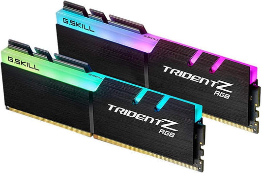 G.SKILL Trident Z RGB Series DDR4 RAM (XMP) 16GB (2x8GB) 3000MT/s CL16-18-18-38 1.35V Intel AMD Desktop Computer Memory U-DIMM (F4-3000C16D-16GTZR)