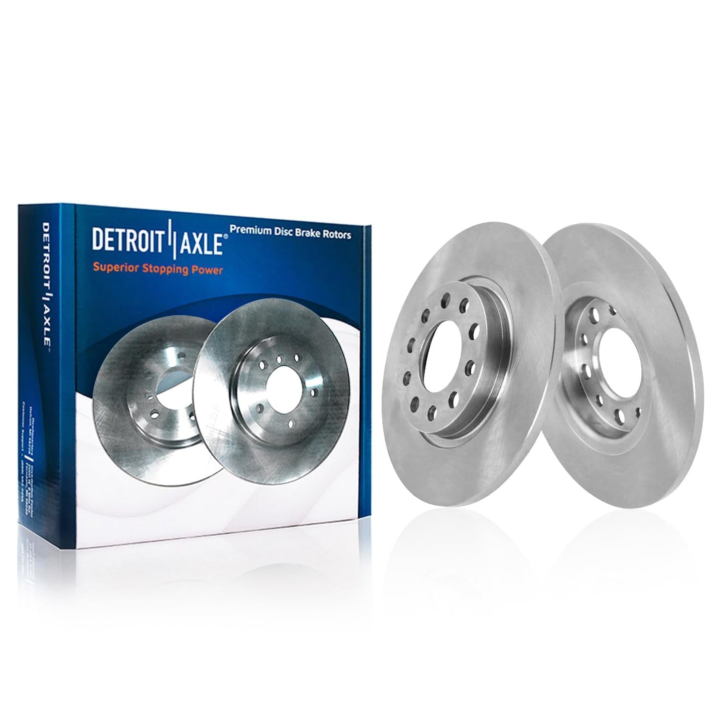 Detroit Axle - Rear Brake Kit for Nissan Altima Maxima Juke Sentra Disc Brake Rotors and Ceramic Brakes Pads Replacement: 11.46" inch Rotor