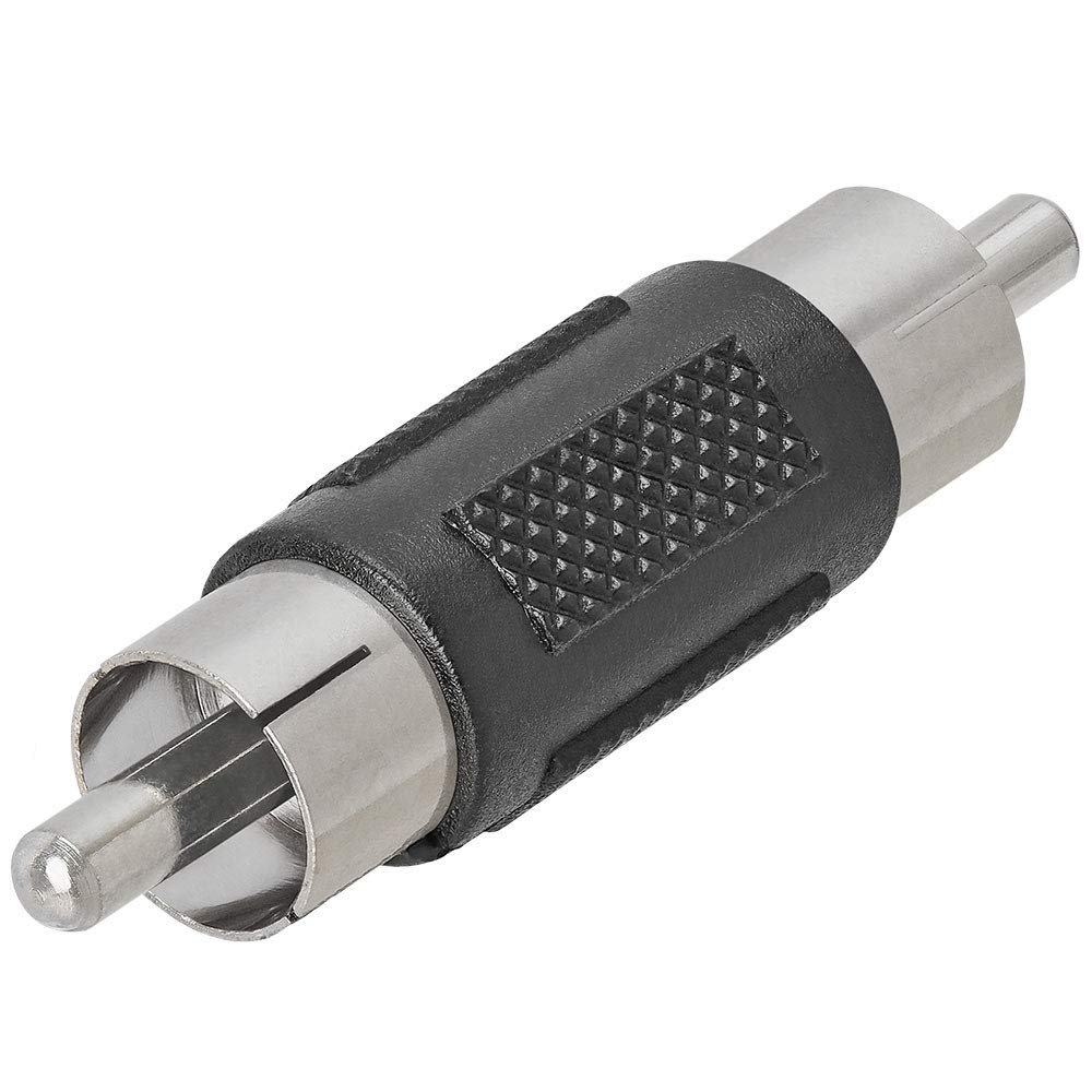 Cmple - RCA Coupler Audio Video Cable Adapter Composite Component Connector Converter - 3 RCA Female to Female Red Green Blue