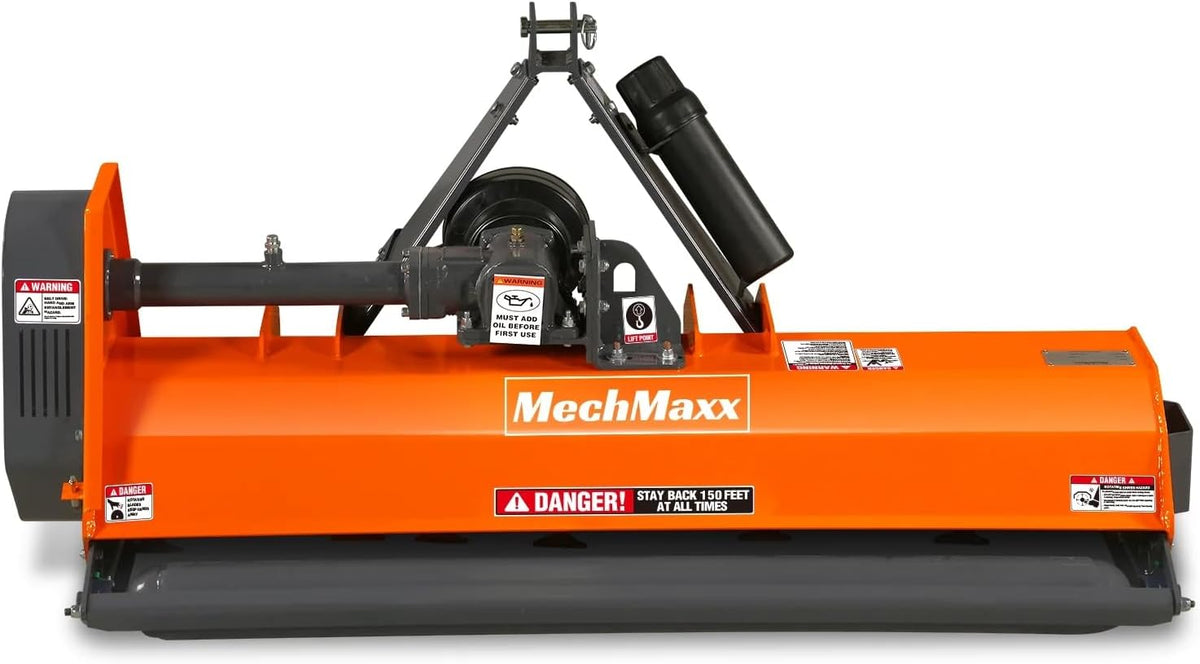 60'' inch PTO Powered 3 Point Standard Duty Flail Mower for 15-35hp Tractor, NOT Suitable for Quick Hitch, Model EFS60