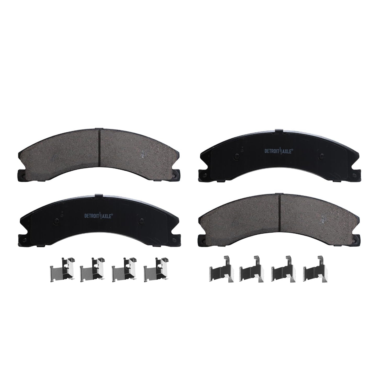 Detroit Axle - Brake Kit for Dodge Avenger Caliber Jeep Patriot Compass Chrysler 200 Sebring Replacement Disc Brake Rotors Ceramic Brakes Pads 5 Lugs: 11.57" inch Front and 10.31" inch Rear Rotors