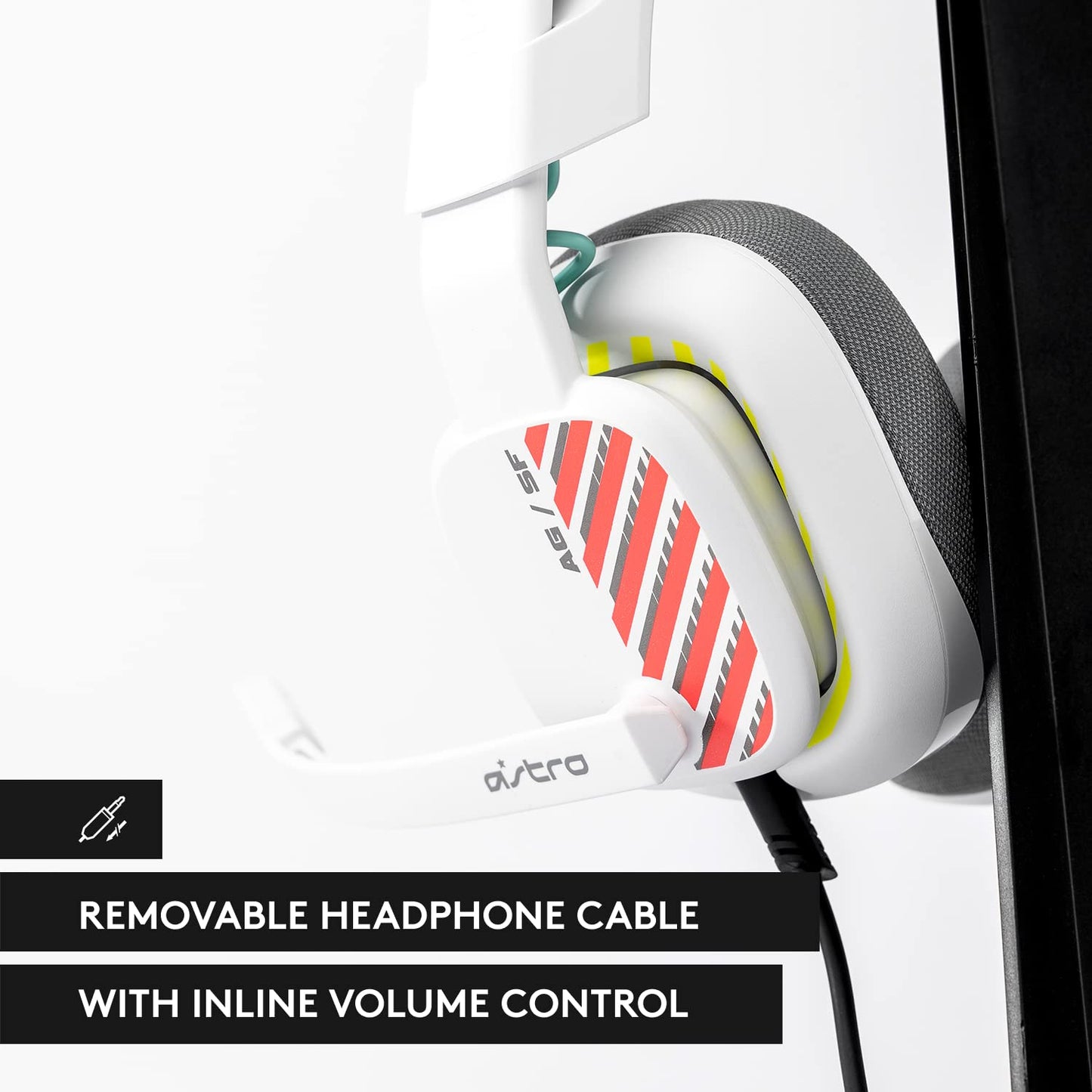 Logitech G Astro A10 Gen 2 Cross-Platform Wired Gaming Headset - Grey | 3.5mm Headphone Jack, 32mm Drivers, Flip-to-Mute Mic, Over-Ear Cup Design