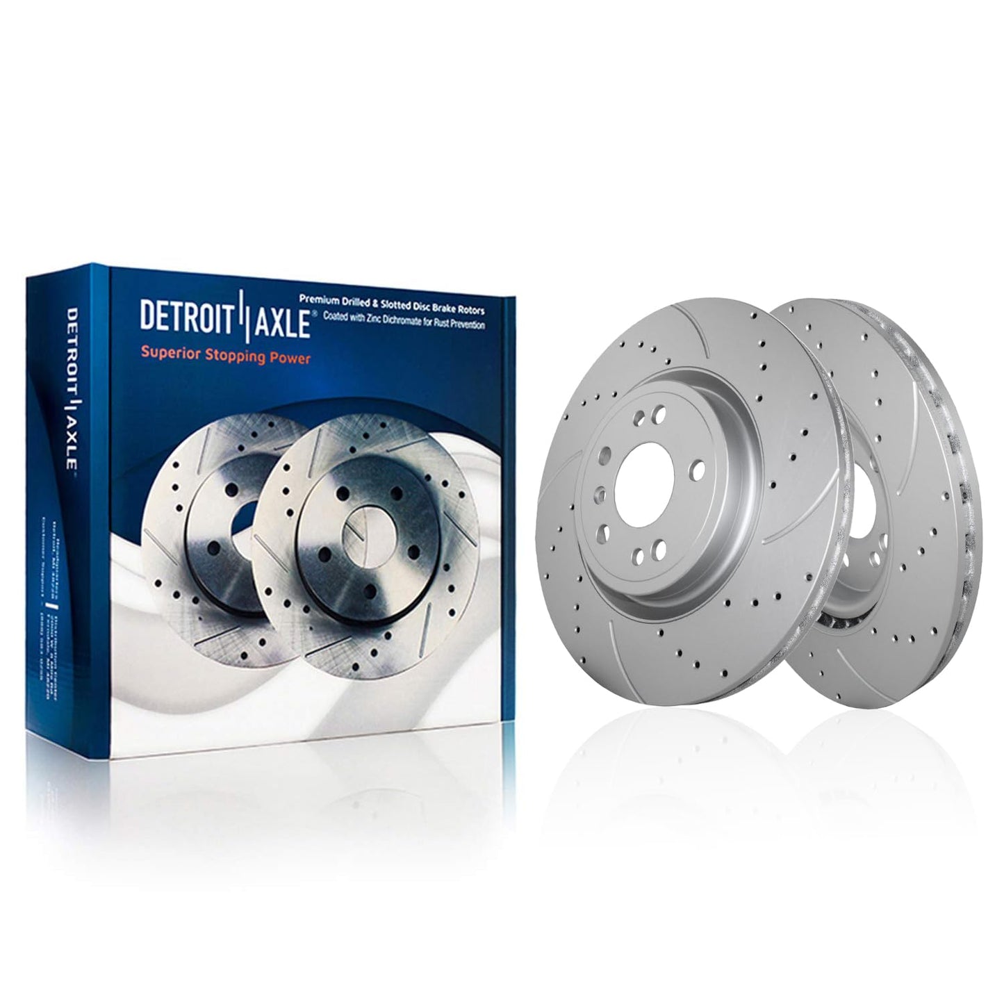 Detroit Axle - Brake Kit for 2013-2025 Nissan Altima Disc Brake Rotors Ceramic Brakes Pads 2014 2015 2016 2017 2018 2019 2020 2021 2022 2023 2024 Replacement: 11.65" inch Front 11.46" inch Rear Rotor