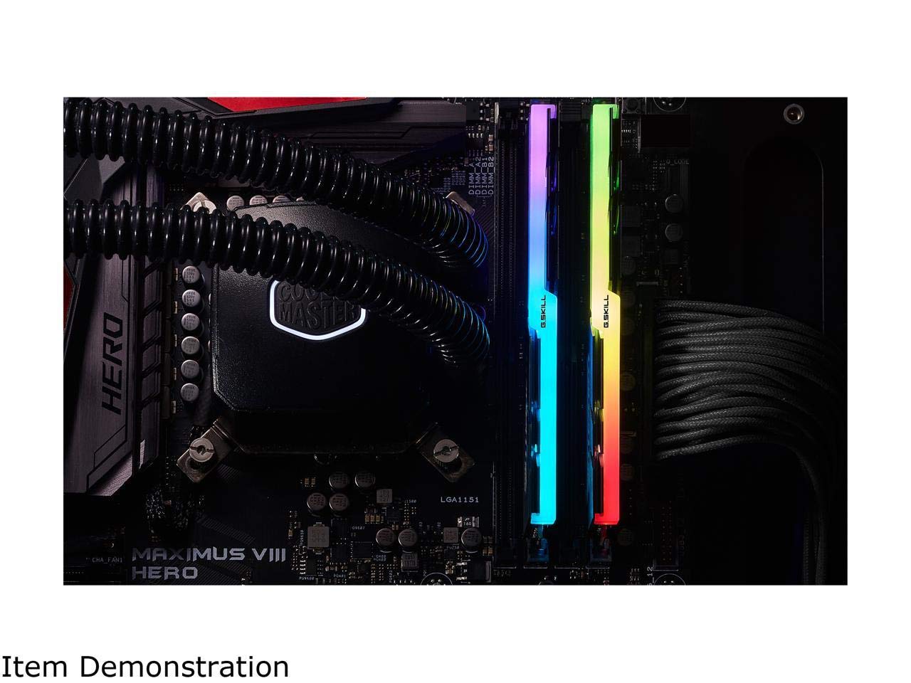 G.SKILL Trident Z RGB Series DDR4 RAM (XMP) 32GB (2x16GB) 3600MT/s CL18-22-22-42 1.35V Intel AMD Desktop Computer Memory U-DIMM (F4-3600C18D-32GTZR)