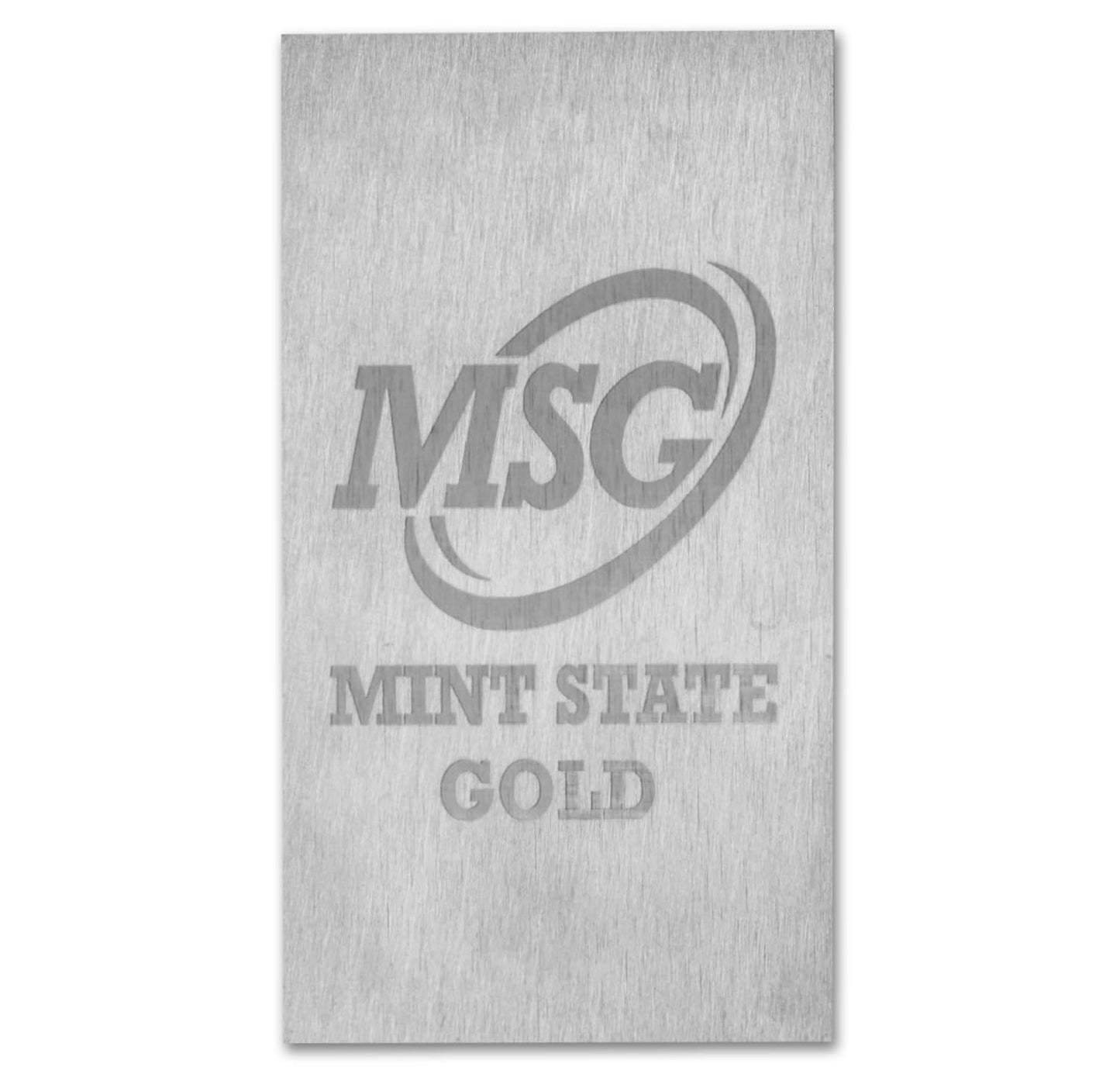 1 Pound Copper Bar Ingot Paperweight - 999 Pure Chemistry Element Design with Certificate of Authenticity by Mint State Gold