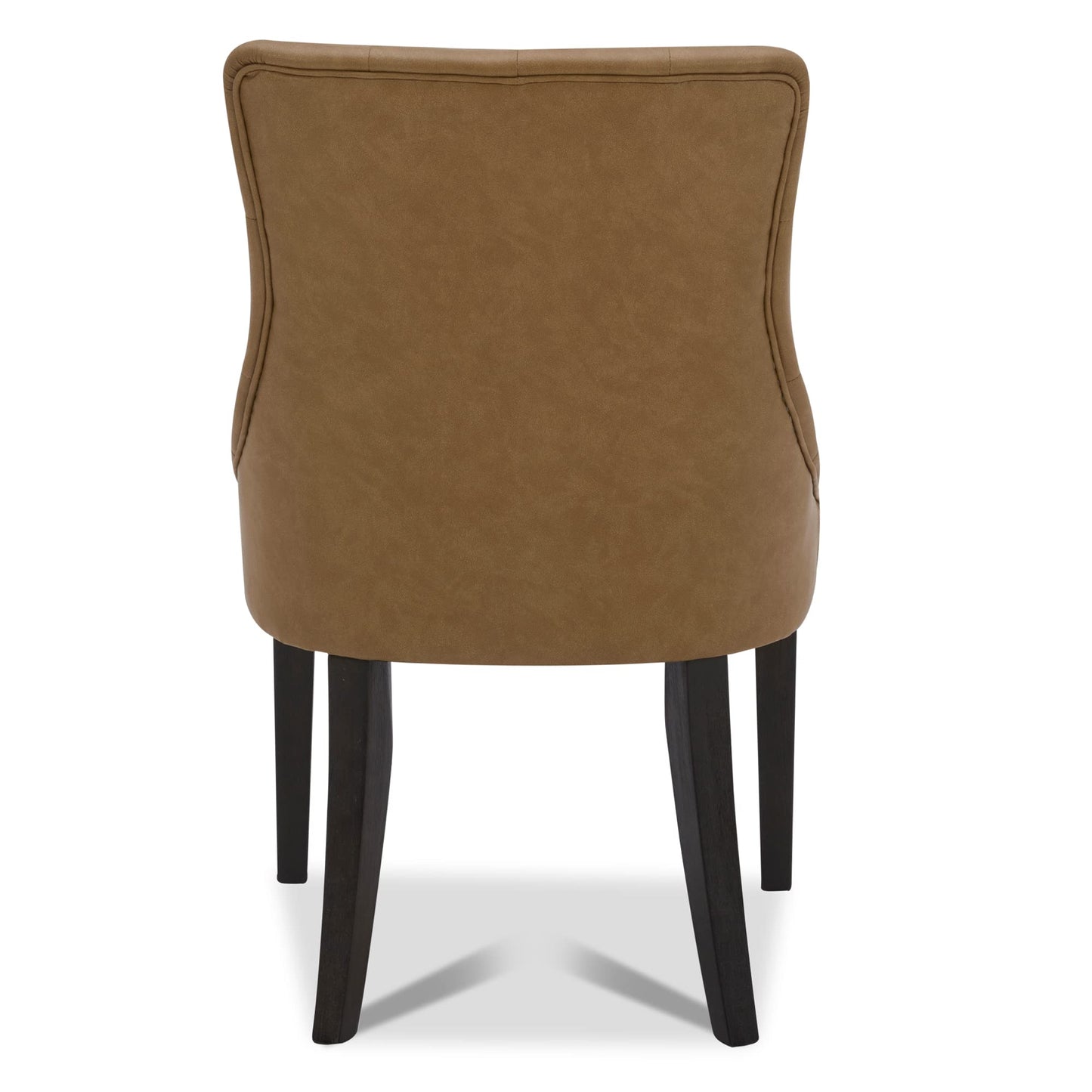 CHITA Modern High Back Dining Room Chairs Set of 2, Farmhouse Upholstered Dining Chairs, Fabric in Linen