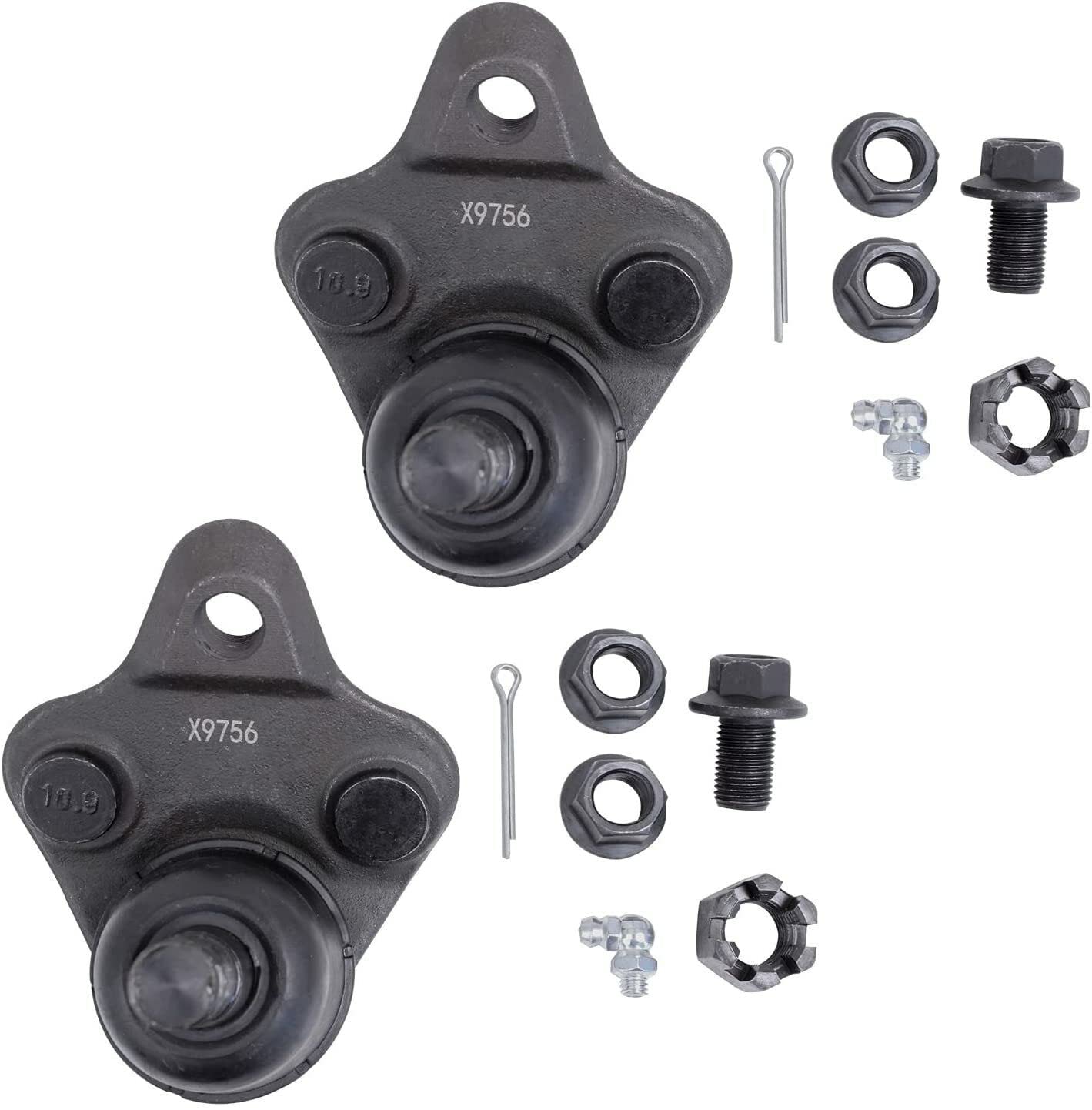Detroit Axle - Front Lower Ball Joints for Chevy GMC Silverado Sierra Suburban Yukon XL Avalanche 1500 Express Savana 2500 Tahoe Cadillac Escalade ESV EXT Replacement