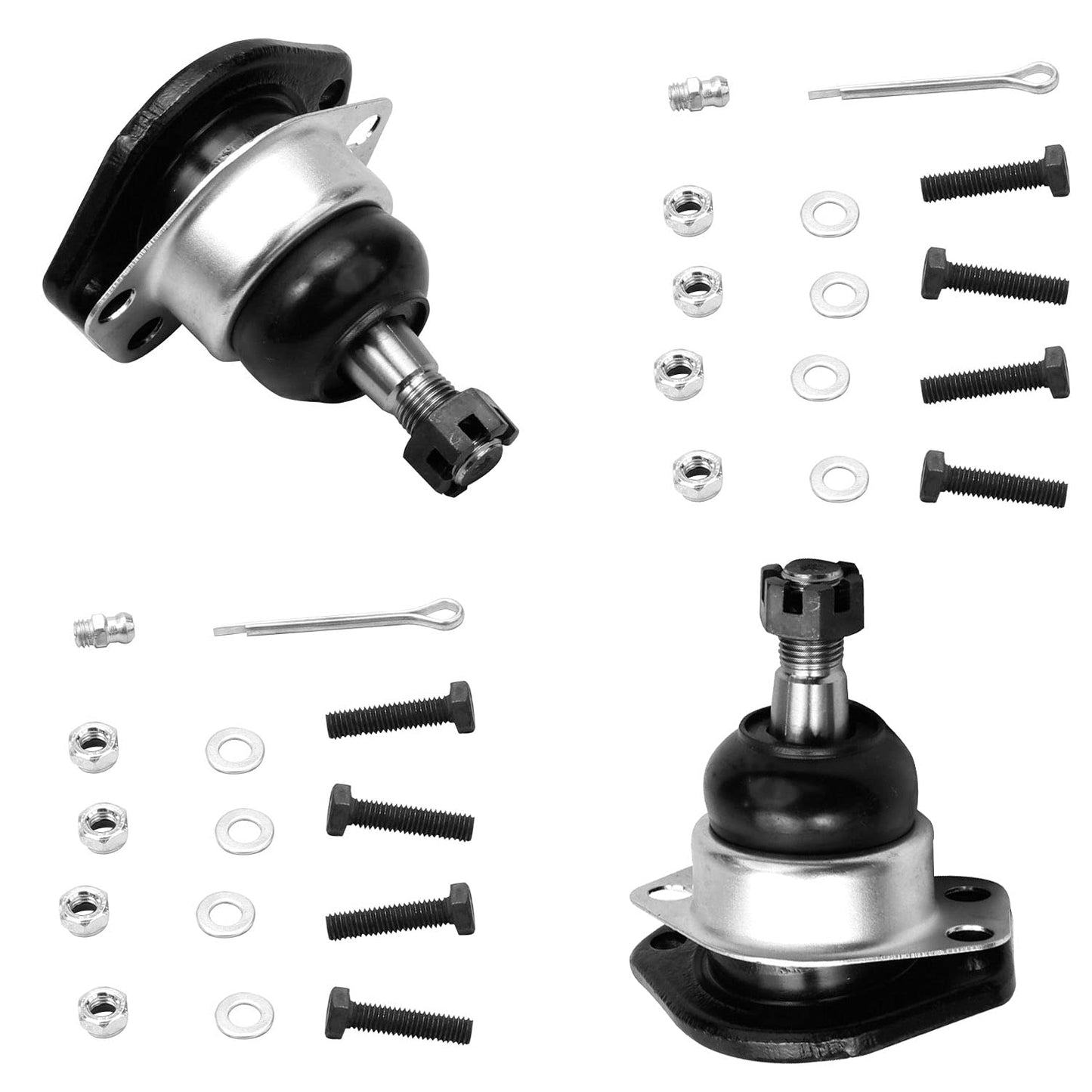 Detroit Axle - Front Lower Ball Joints for Chevy GMC Silverado Sierra Suburban Yukon XL Avalanche 1500 Express Savana 2500 Tahoe Cadillac Escalade ESV EXT Replacement