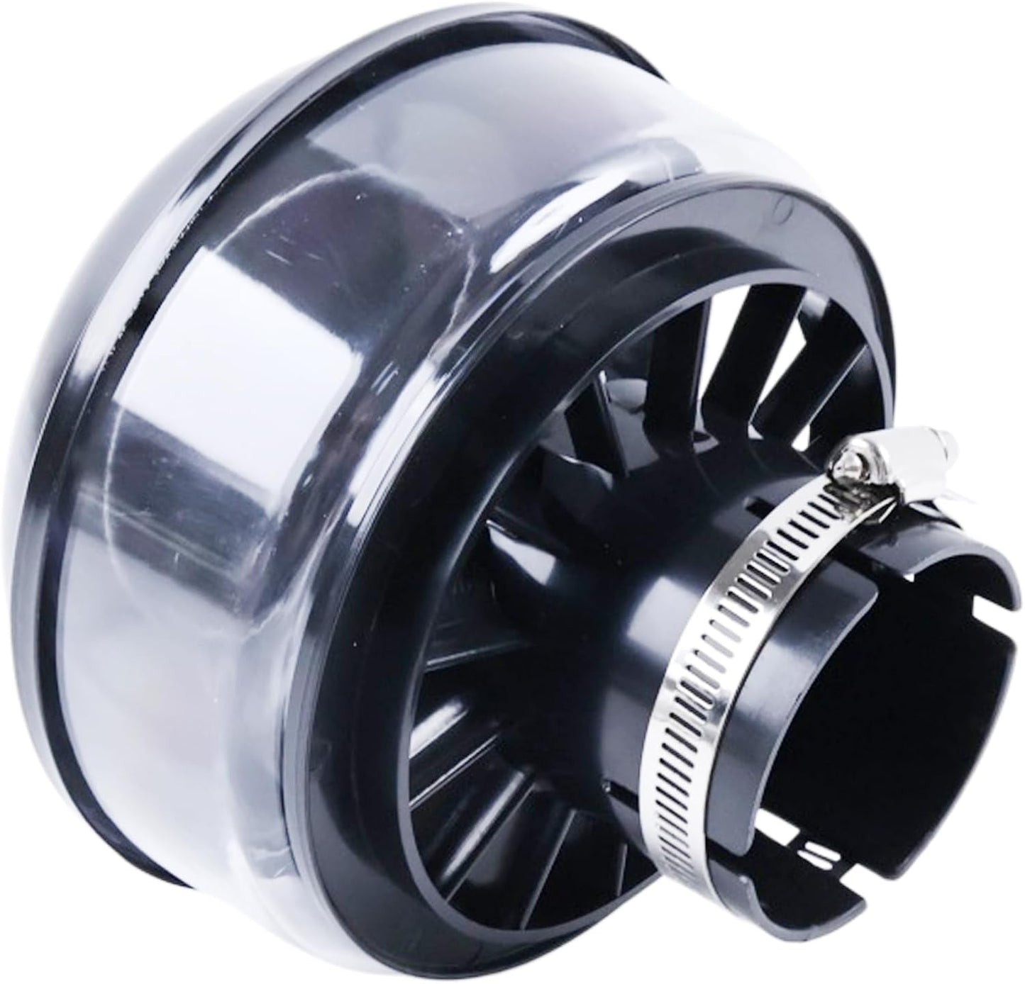 Air Pre-Cleaner Assembly D3NN9A660E 81824759 1682798M1 2.5" Inlet OD 7" Bowl for Ford New Holland Massey Ferguson Tractors 230 240 250 253 263 David Brown 1210 for H001251