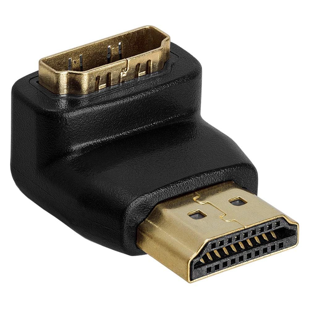 Cmple 10 Pack Micro HDMI Male to HDMI Female Adapter, Gold Plated, Compact Size