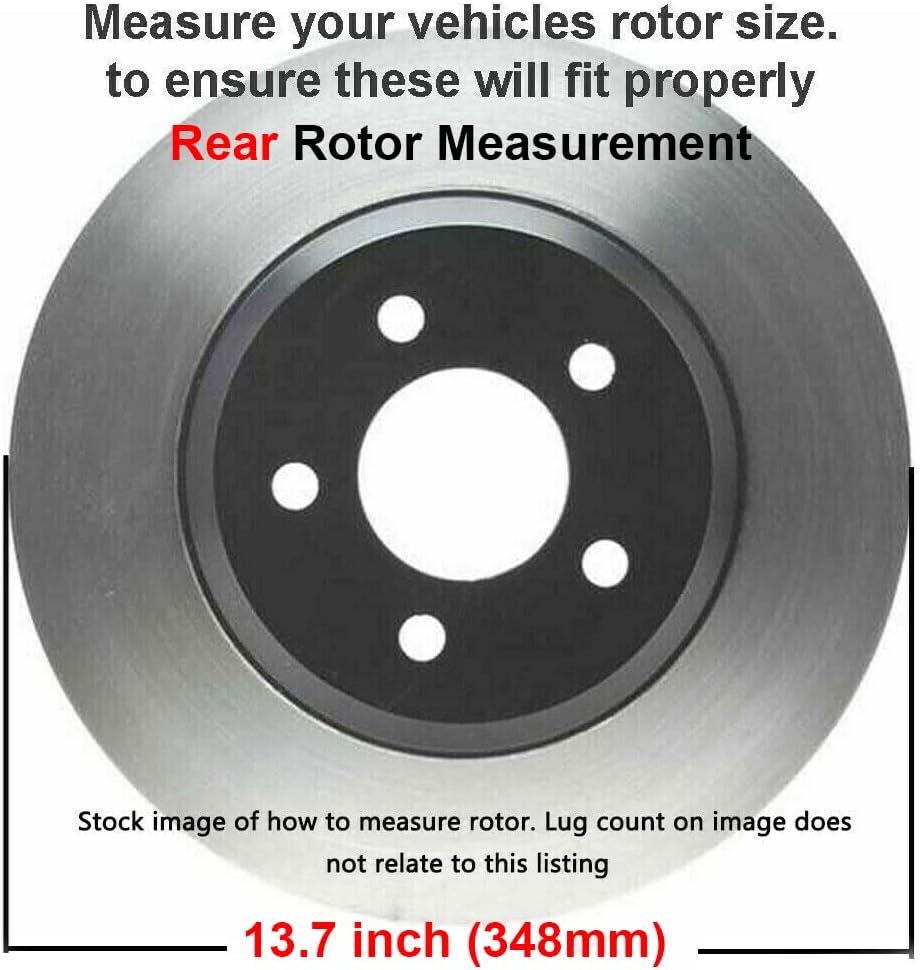 Detroit Axle - Rear Brake Kit for 12-20 Ford F-150 [w/Manual Parking Brake]