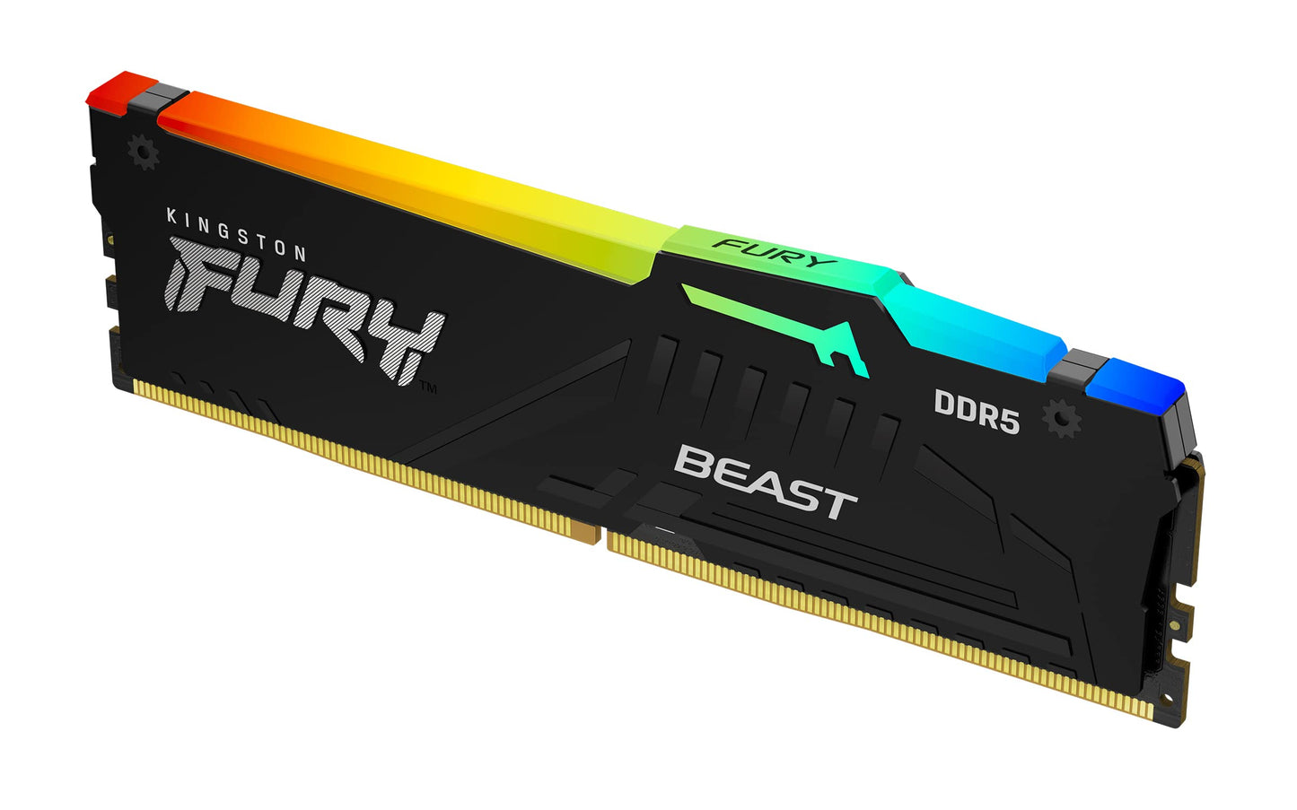 Kingston FURY Beast 32GB 6000MT/s DDR5 CL36 RGB Desktop Memory Single Module | Infrared Syncing | AMD EXPO | KF560C36BBEA-32