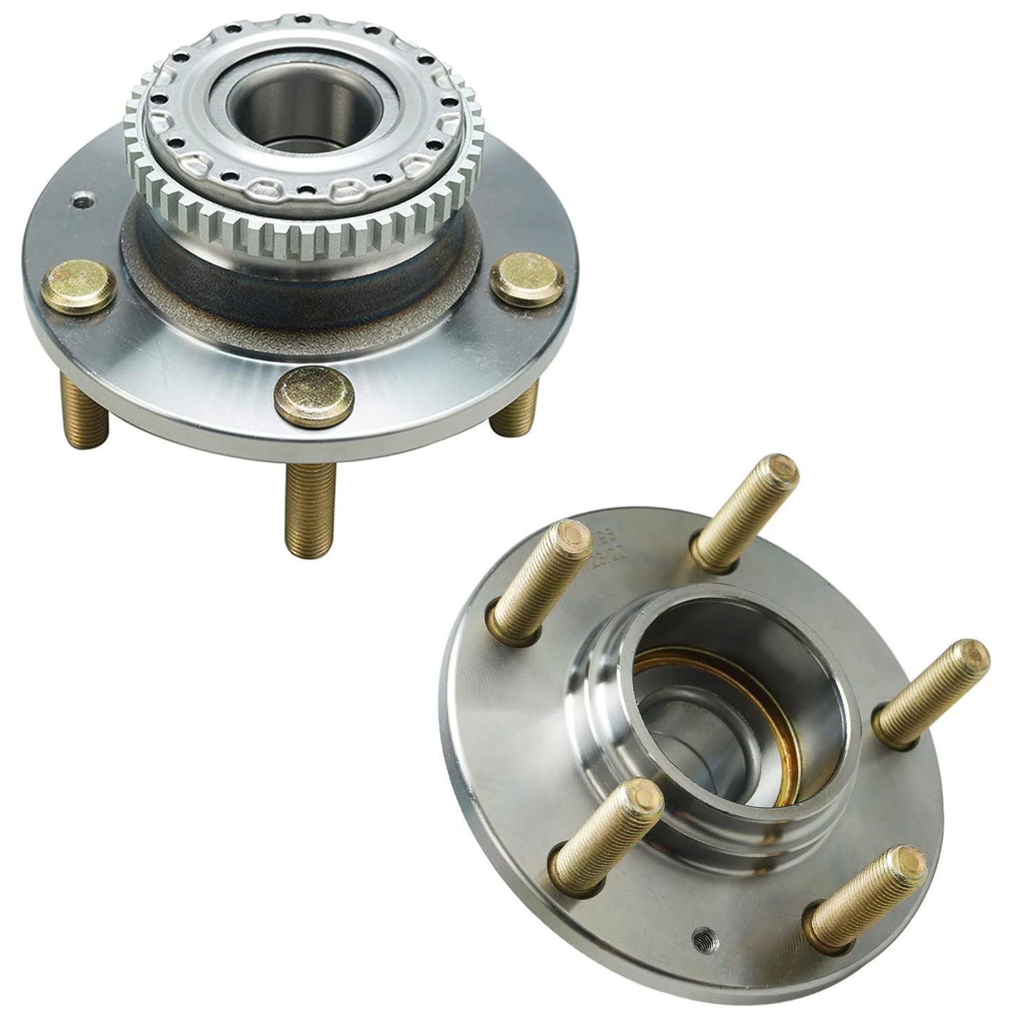Detroit Axle - Pair 2WD Front Wheel Bearing Hub Assembly for 99-06 Chevy Silverado Sierra 1500, 00-06 Suburban 1500 Tahoe Yukon GMC Yukon XL 1500, 02-06 Cadillac Escalade 6 Lugs [with ABS]