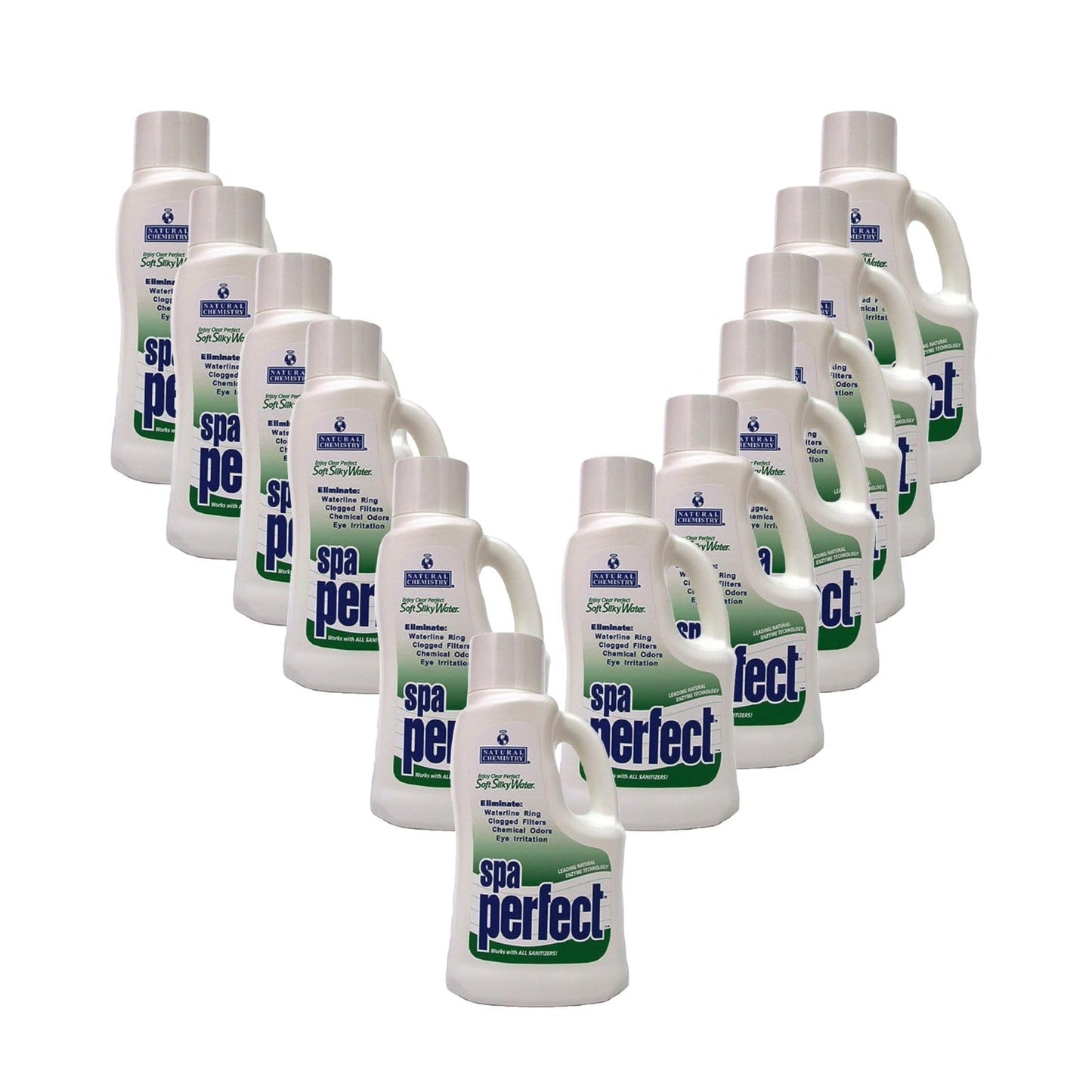 Natural Chemistry Spa Perfect, 2 Liter, Single Pack | Makes Water Feel Soft & Silky, Removes Waterline Ring, Clogged Filters & Eye Irritation, Works with All Sanitizing Systems