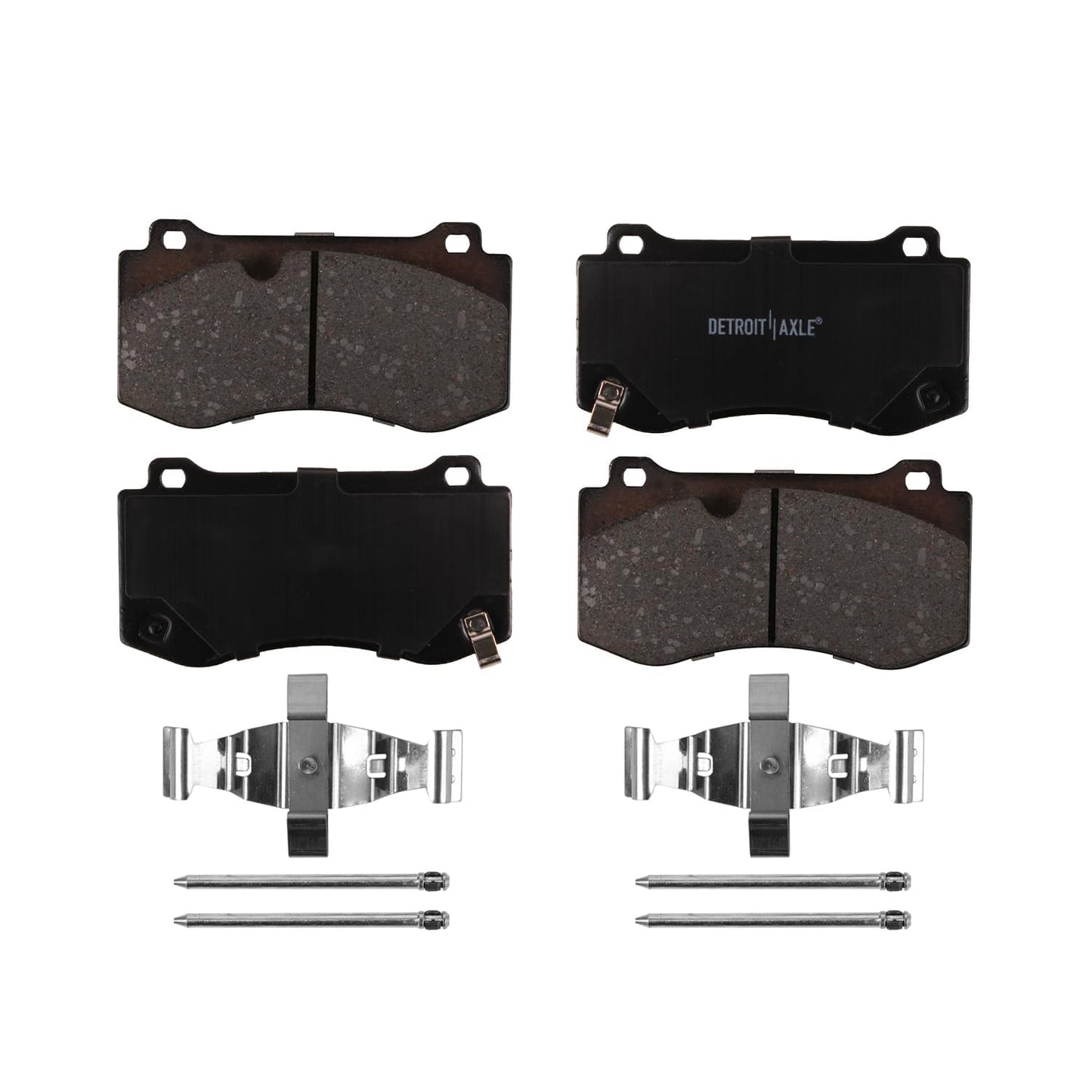 Detroit Axle - Brake Kit for Dodge Avenger Caliber Jeep Patriot Compass Chrysler 200 Sebring Replacement Disc Brake Rotors Ceramic Brakes Pads 5 Lugs: 11.57" inch Front and 10.31" inch Rear Rotors