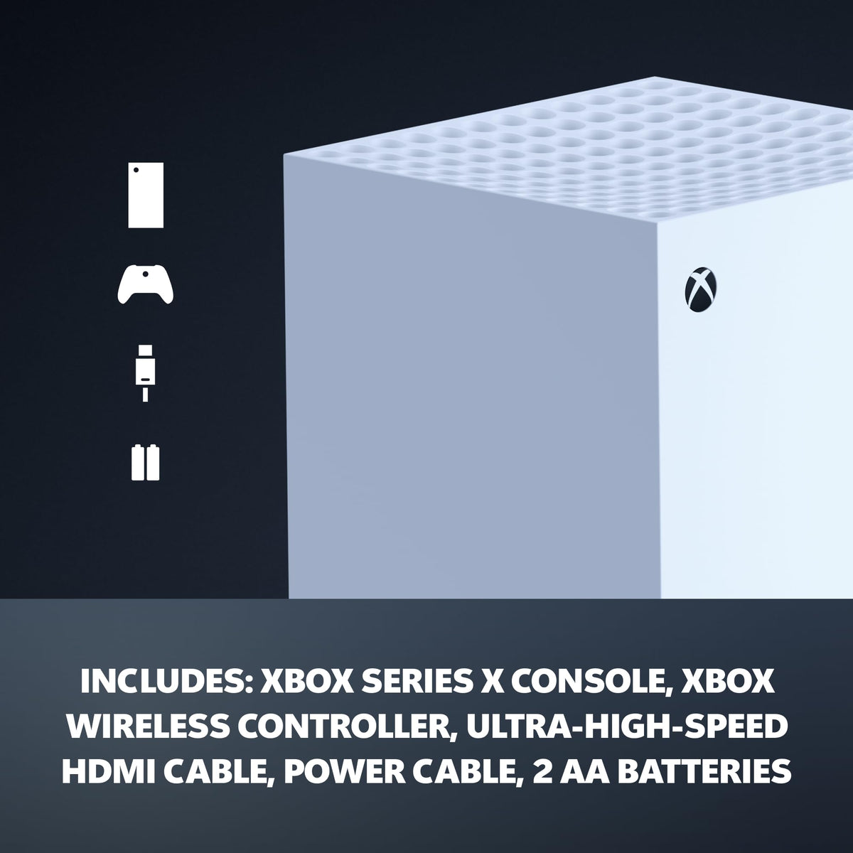Xbox Series X - Gaming Console - 1TB SSD - Includes Wireless Controller - 4K Gaming - 120FPS - Carbon Black