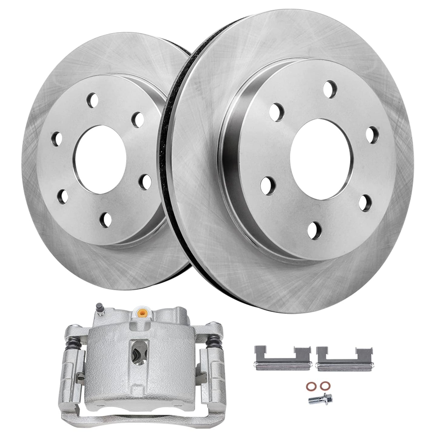 Detroit Axle - Brake Kit for 2013-2025 Nissan Altima Disc Brake Rotors Ceramic Brakes Pads 2014 2015 2016 2017 2018 2019 2020 2021 2022 2023 2024 Replacement: 11.65" inch Front 11.46" inch Rear Rotor