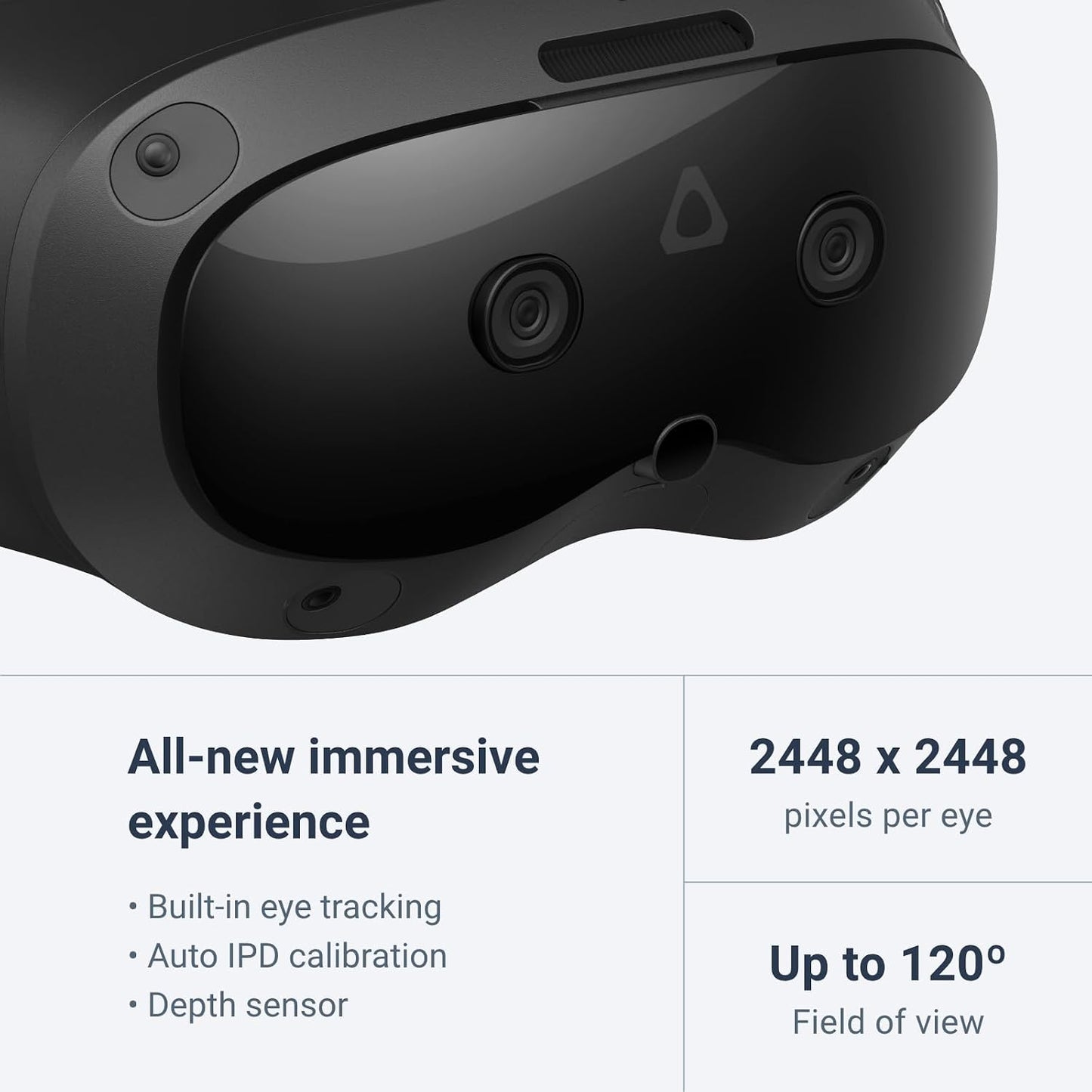 HTC Vive Focus Vision — Mixed Reality and PC VR Headset + Controllers — Consumer Edition | Consumer edition