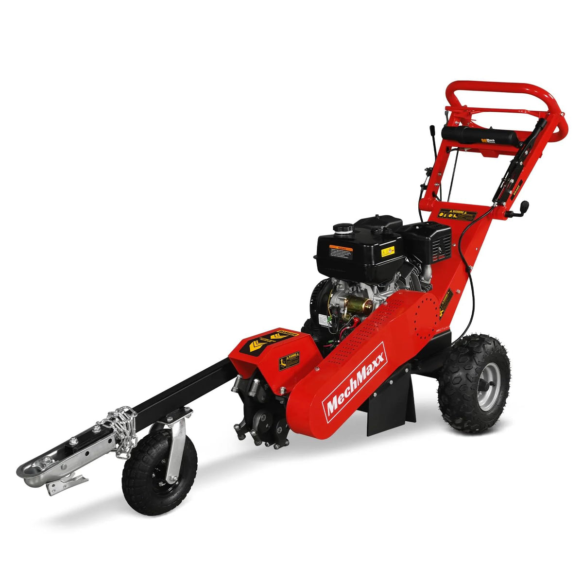 MechMaxx Stump Grinder With Support Leg, DUCAR 420cc 15HP Gas Engine