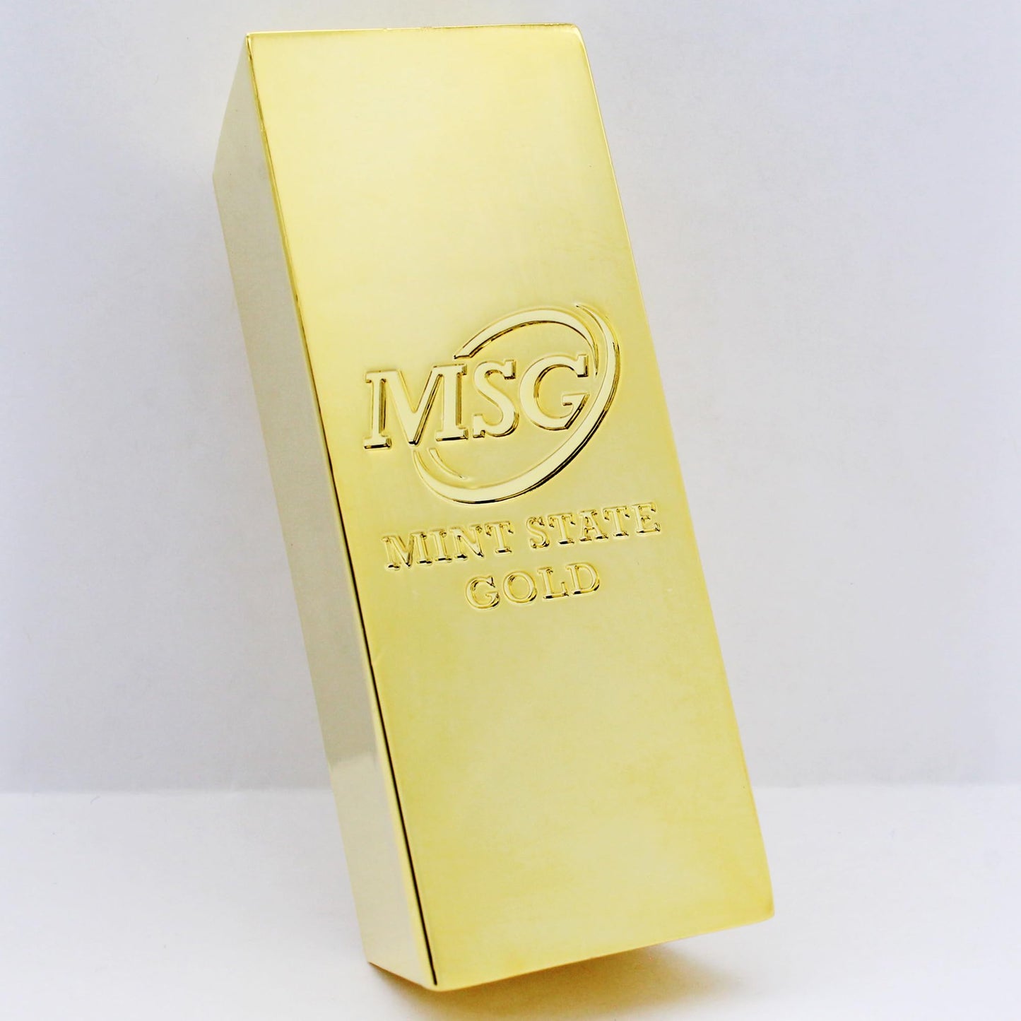 1 Pound Copper Bar Ingot Paperweight - 999 Pure Chemistry Element Design with Certificate of Authenticity by Mint State Gold