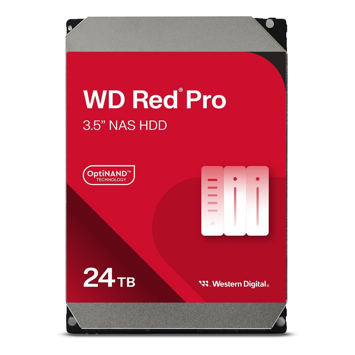 Western Digital 8TB WD Red Plus NAS Internal Hard Drive HDD - 5640 RPM, SATA 6 Gb/s, CMR, 256 MB Cache, 3.5" - WD80EFPX