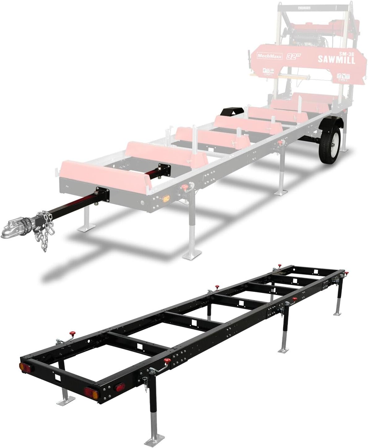 MechMaxx Trailer Combo Kit SM-32(20' Track Length) Sawmill