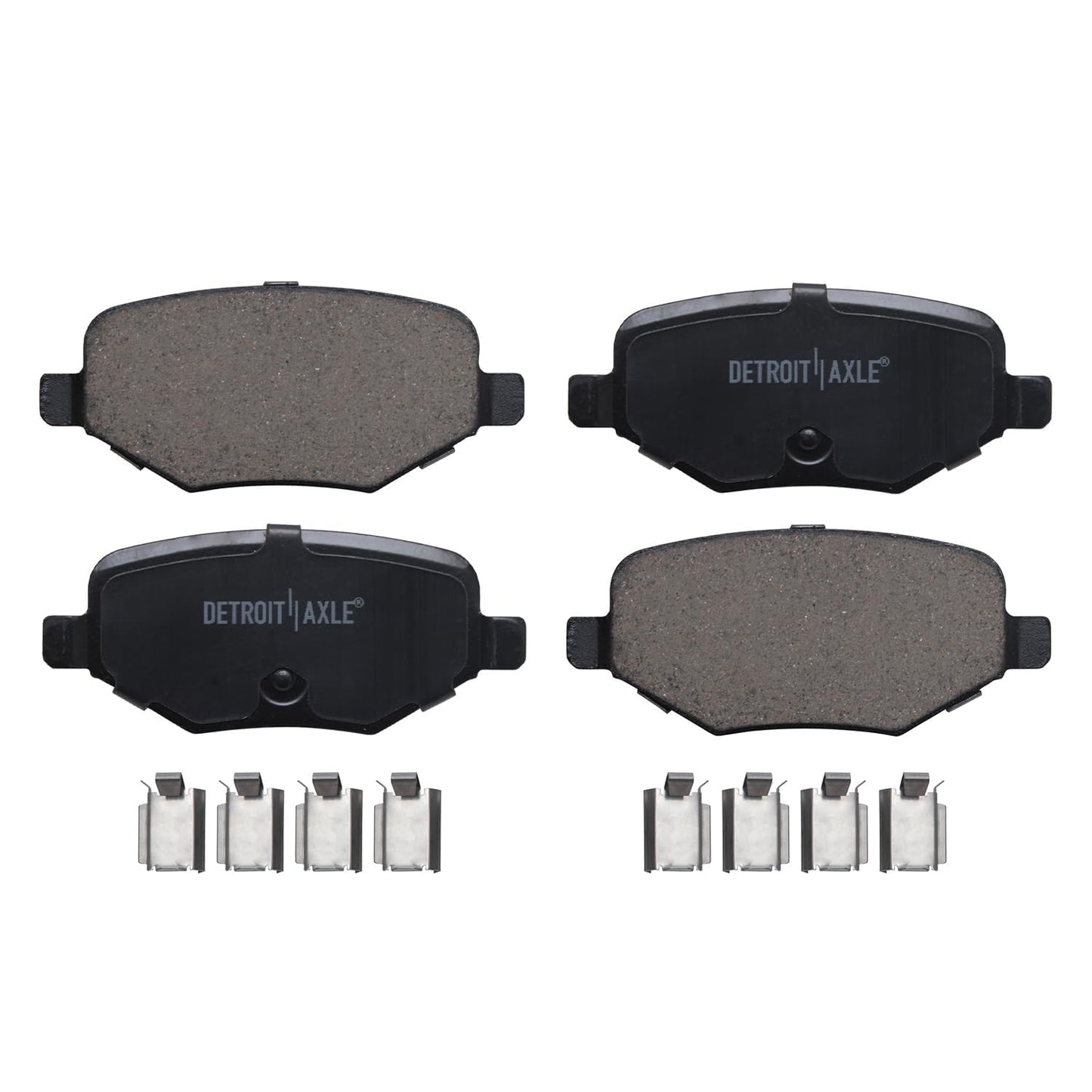 Detroit Axle - Front Brake Kit for 2010-21 Ford Expedition F-150 Lincoln Navigator Disc Brake Rotors Ceramic Brakes Pads 2011 2012 2013 2014 2015 2016 2017 2018 2019 2020 Replacement