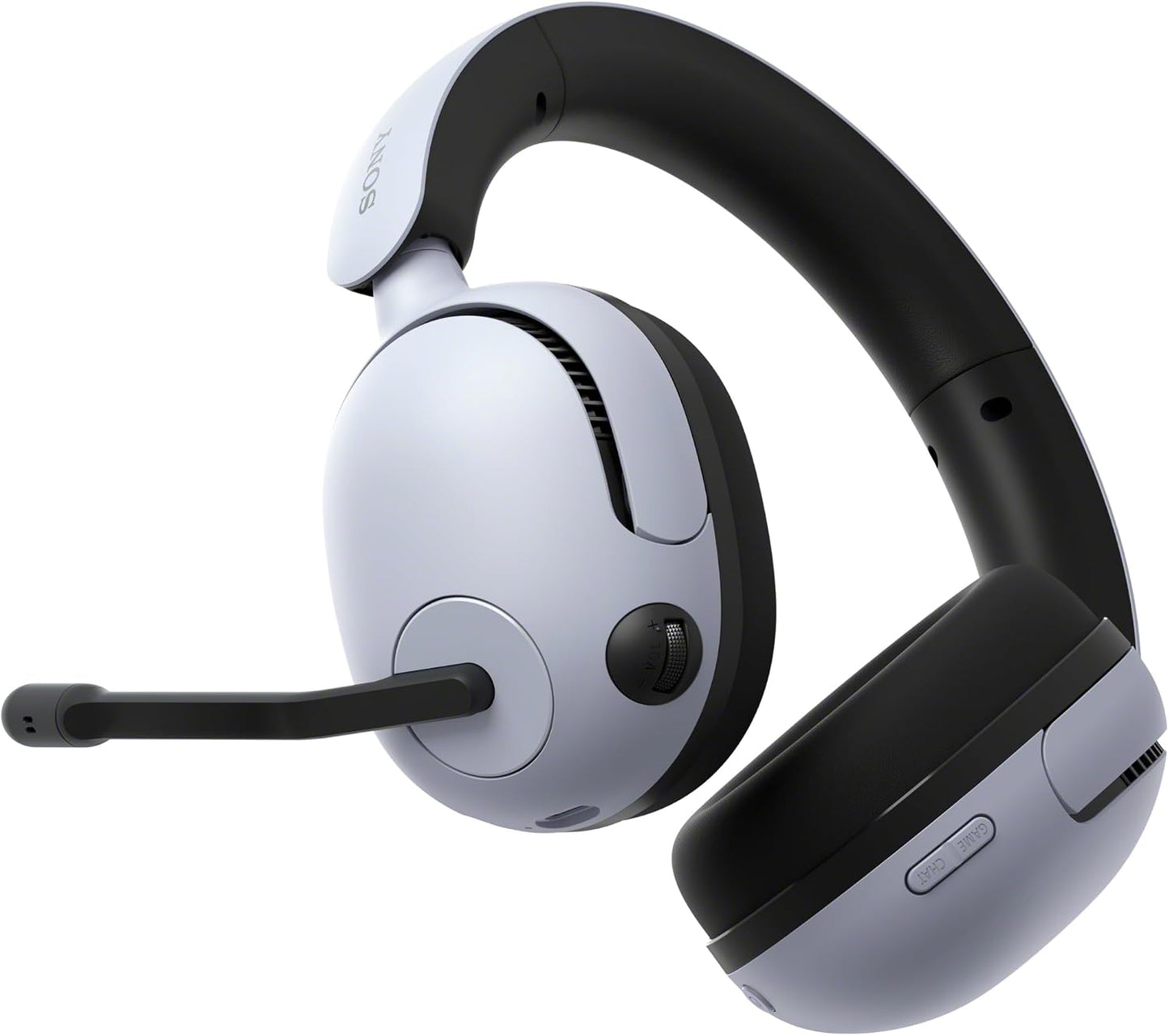 Sony INZONE H5 Wireless Over-Ear Gaming Headset PS5 Headphones, White | Plug & Play, Personalized 360 Spatial Sound, For PC/PS5/Console, 28 Hr Battery, 2.4Ghz Wireless and 3.5mm Audio Jack