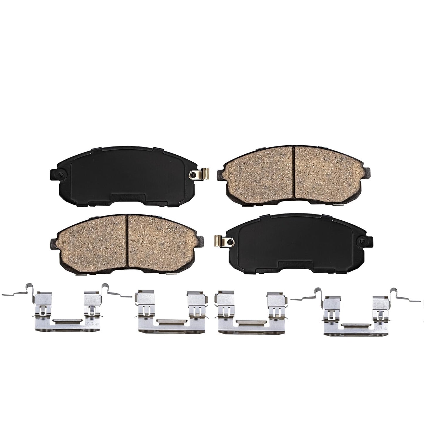 Detroit Axle - Front Brake Kit for Chevy Impala Malibu Equinox GMC Terrain Buick LaCrosse Regal Allure Saab 9-5 Drilled Slotted Disc Brake Rotors Ceramic Brakes Pads Replacement : 12.64'' inch Rotor