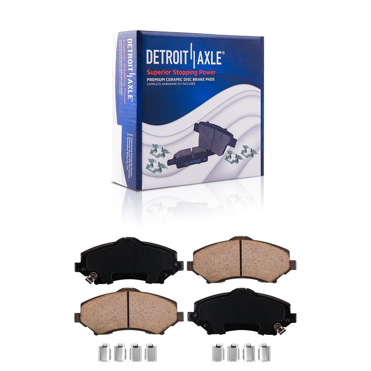 Detroit Axle - Front Brake Kit for Chevy GMC Silverado Suburban Express