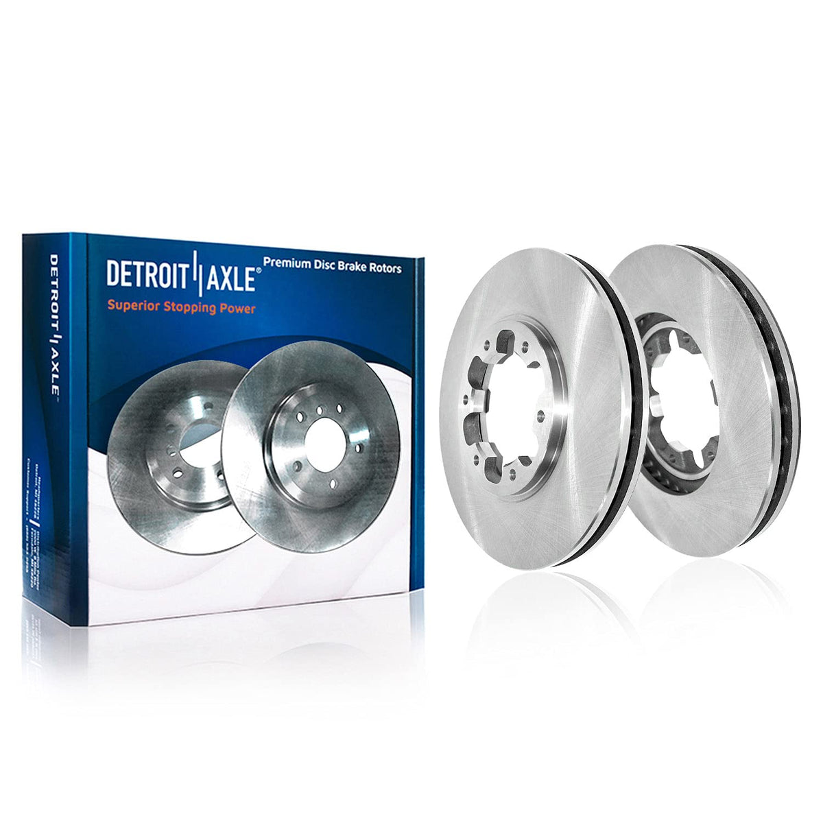 Detroit Axle - Front Brake Rotors for Chevrolet GMC Silverado Sierra