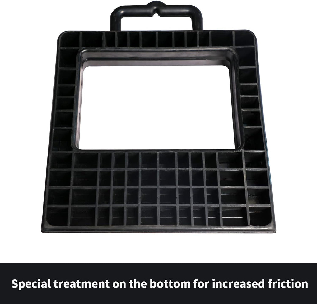 Rubber Truck Chock Heavy Duty Pallet Jack Stopper, Pallet Truck Stop, 14.2" L x 11.4 "W x 2" H 2 Pecs