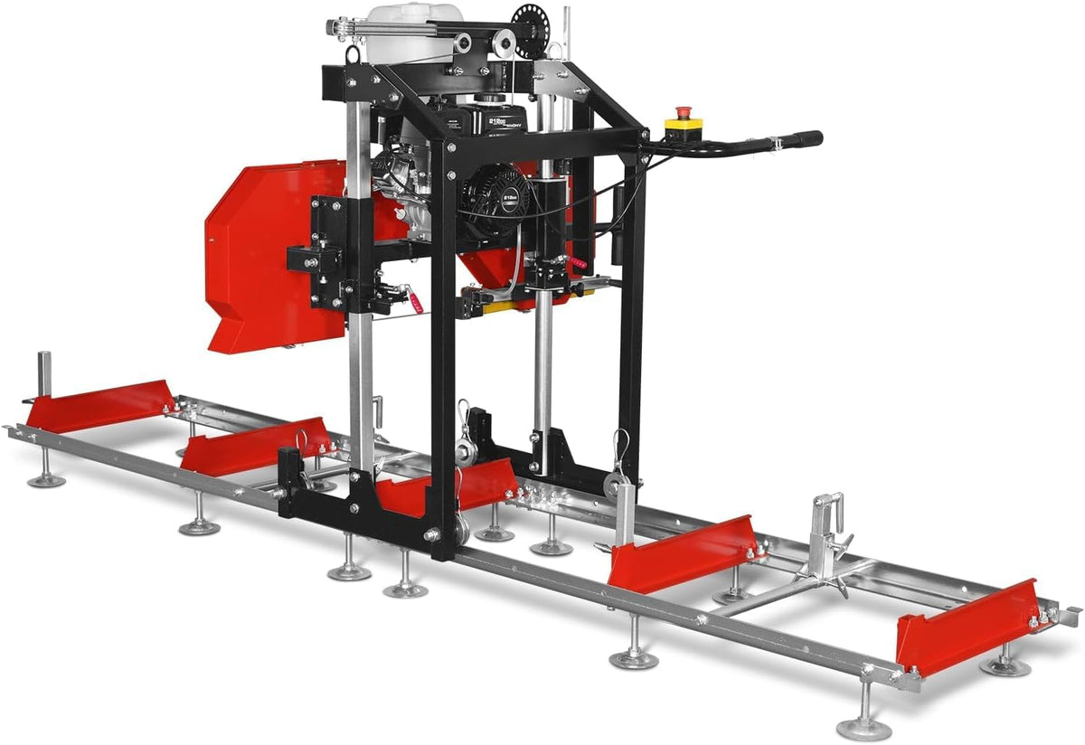 MechMaxx 22" Portable Sawmill, 13' Track Length, 18" Board Width, SM-22