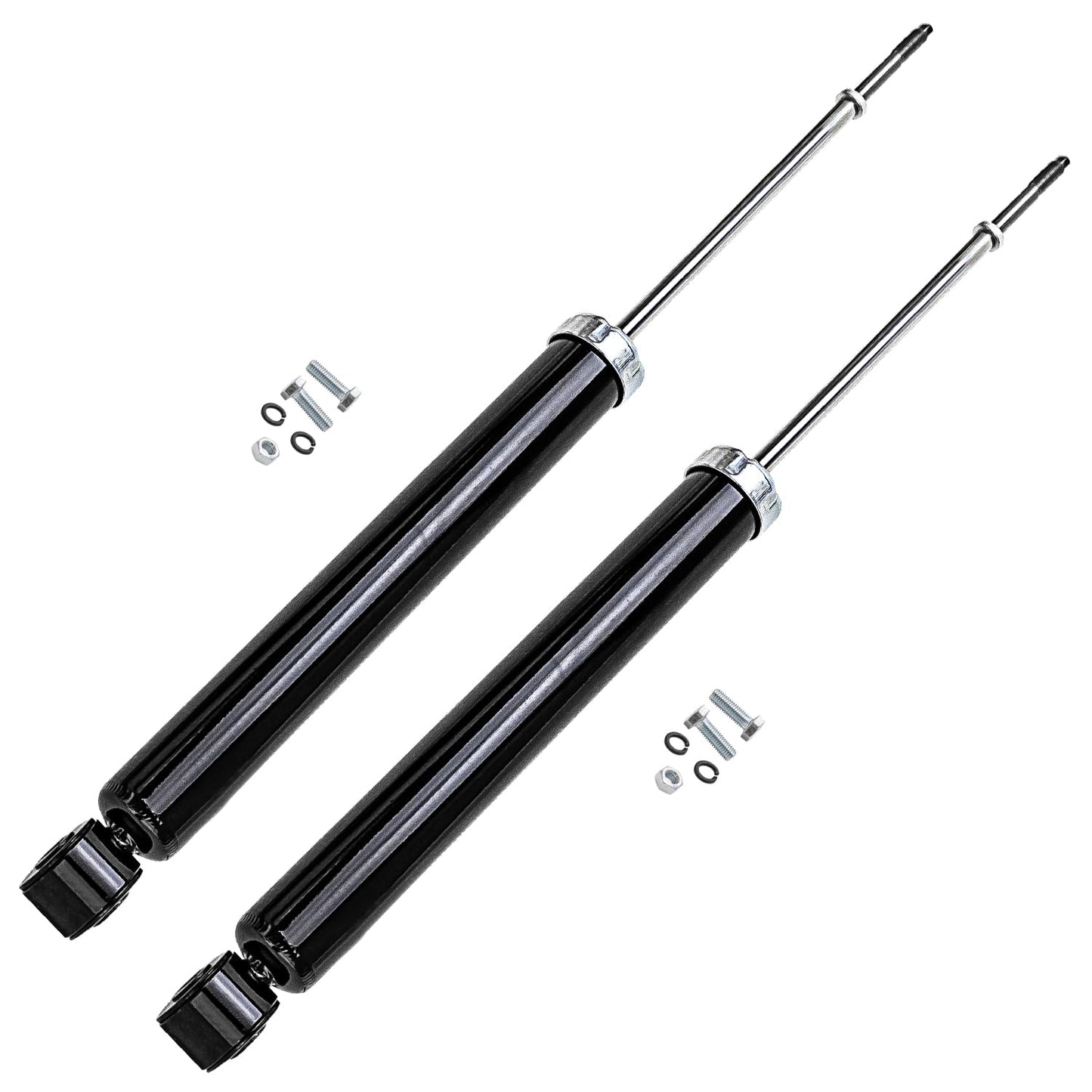 Detroit Axle - Rear Shock Absorbers for 2007-2024 Chevrolet Silverado 1500 | GMC Sierra 1500, 2pc Rear Shock Absorbers Assembly Pair Replacement