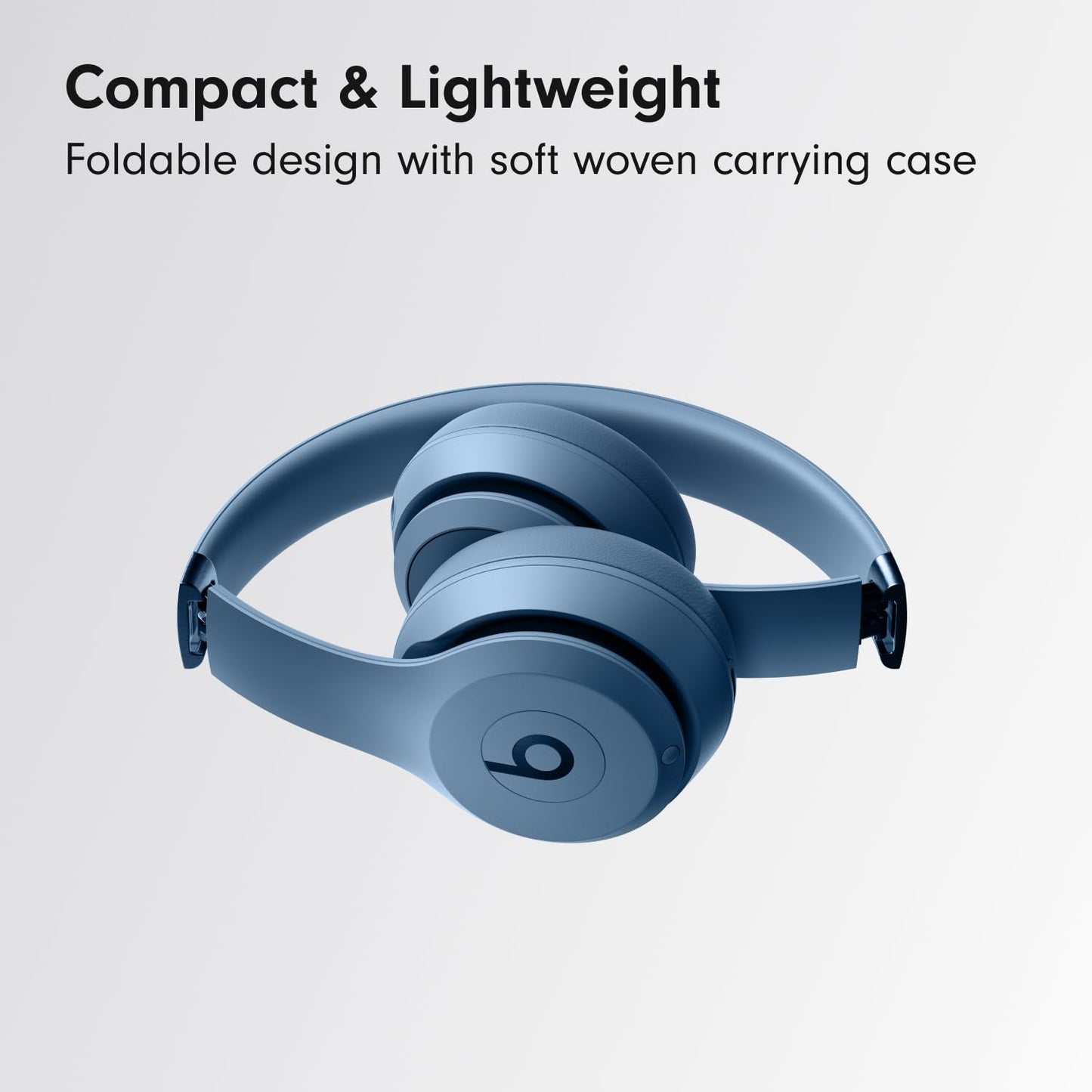 Beats Solo 4 - Wireless On-Ear Bluetooth Headphones, Up to 50-Hour Battery Life, Ultra-Lightweight Comfort, Powerful and Balanced Sound, Apple & Android Compatible - Matte Black