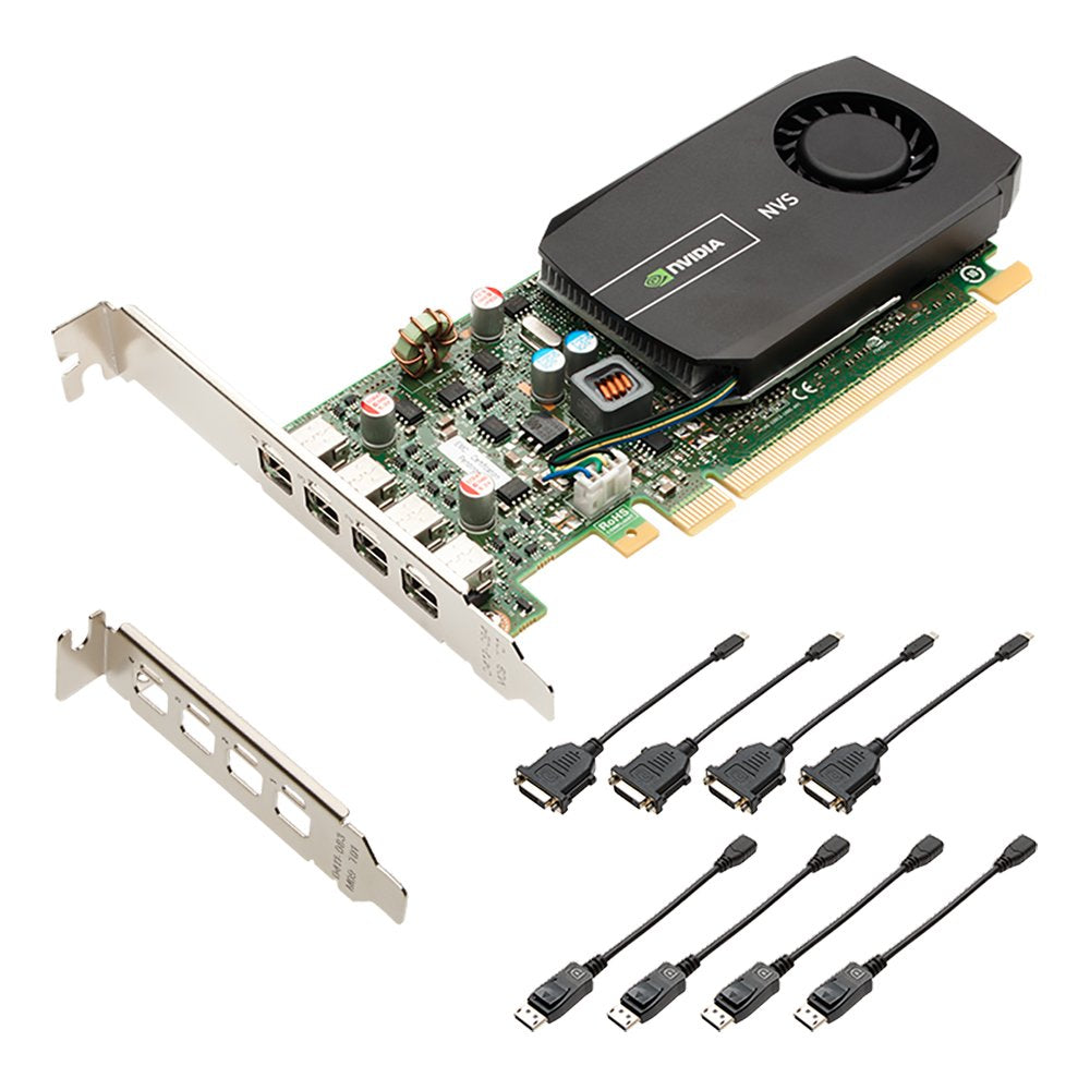PNY NVIDIA NVS 510 Graphics Card with DisplayPort Accessories VCNVS510DP-PB