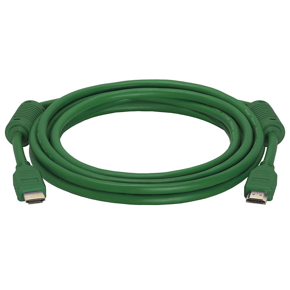 Cmple - HDMI Cable 10FT High Speed HDTV Ultra-HD (UHD) 3D, 4K @60Hz, 18Gbps 28AWG HDMI Cord Audio Return 10 Feet Purple