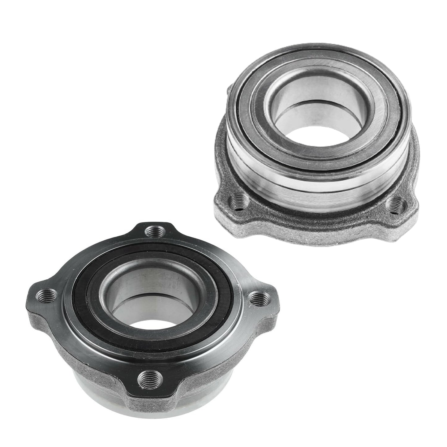 Detroit Axle - Pair 2WD Front Wheel Bearing Hub Assembly for 99-06 Chevy Silverado Sierra 1500, 00-06 Suburban 1500 Tahoe Yukon GMC Yukon XL 1500, 02-06 Cadillac Escalade 6 Lugs [with ABS]