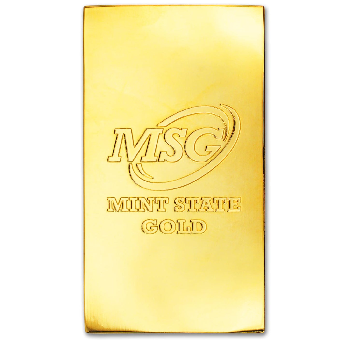 1 Pound Copper Bar Ingot Paperweight - 999 Pure Chemistry Element Design with Certificate of Authenticity by Mint State Gold