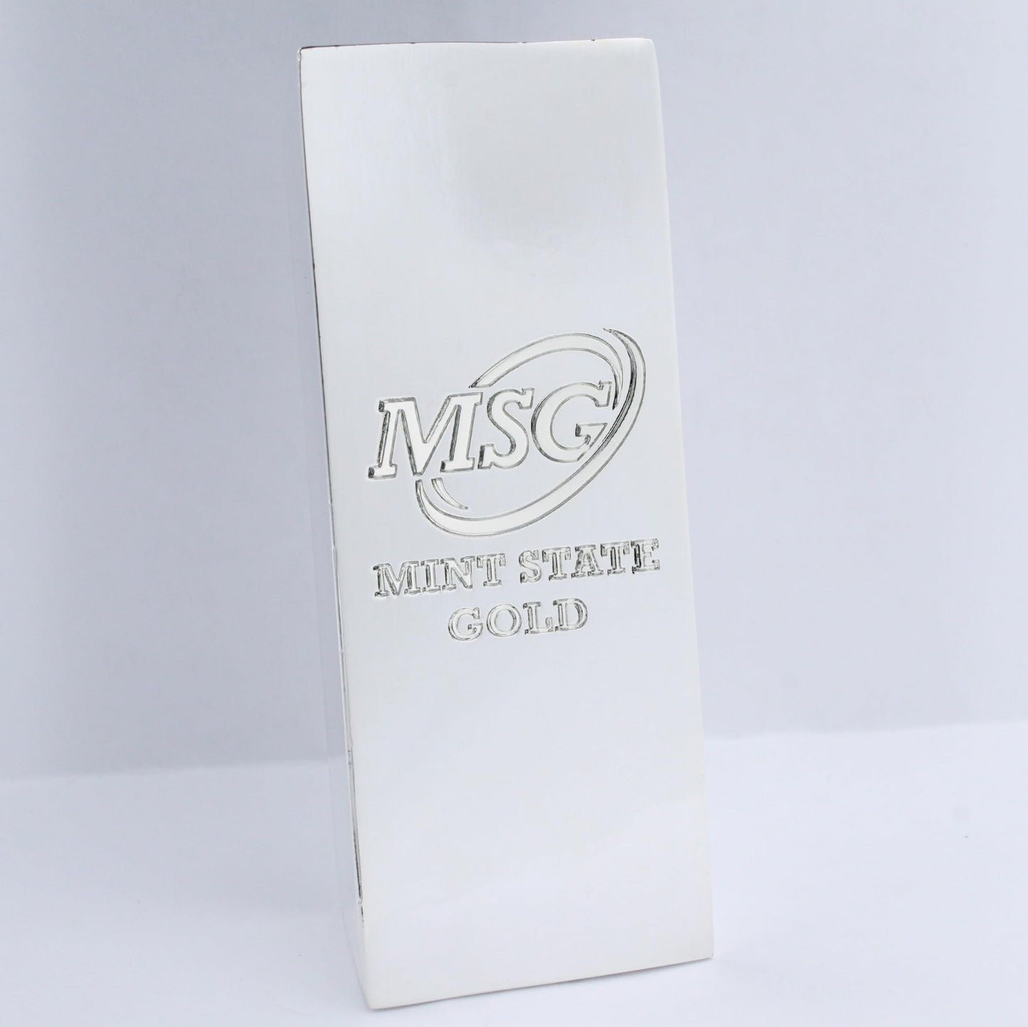 1 Pound Copper Bar Ingot Paperweight - 999 Pure Chemistry Element Design with Certificate of Authenticity by Mint State Gold