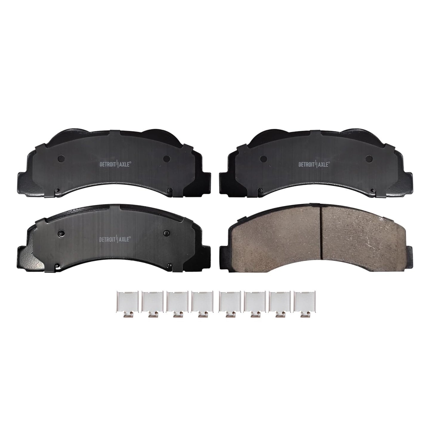 Detroit Axle - Brake Kit for Dodge Avenger Caliber Jeep Patriot Compass Chrysler 200 Sebring Replacement Disc Brake Rotors Ceramic Brakes Pads 5 Lugs: 11.57" inch Front and 10.31" inch Rear Rotors