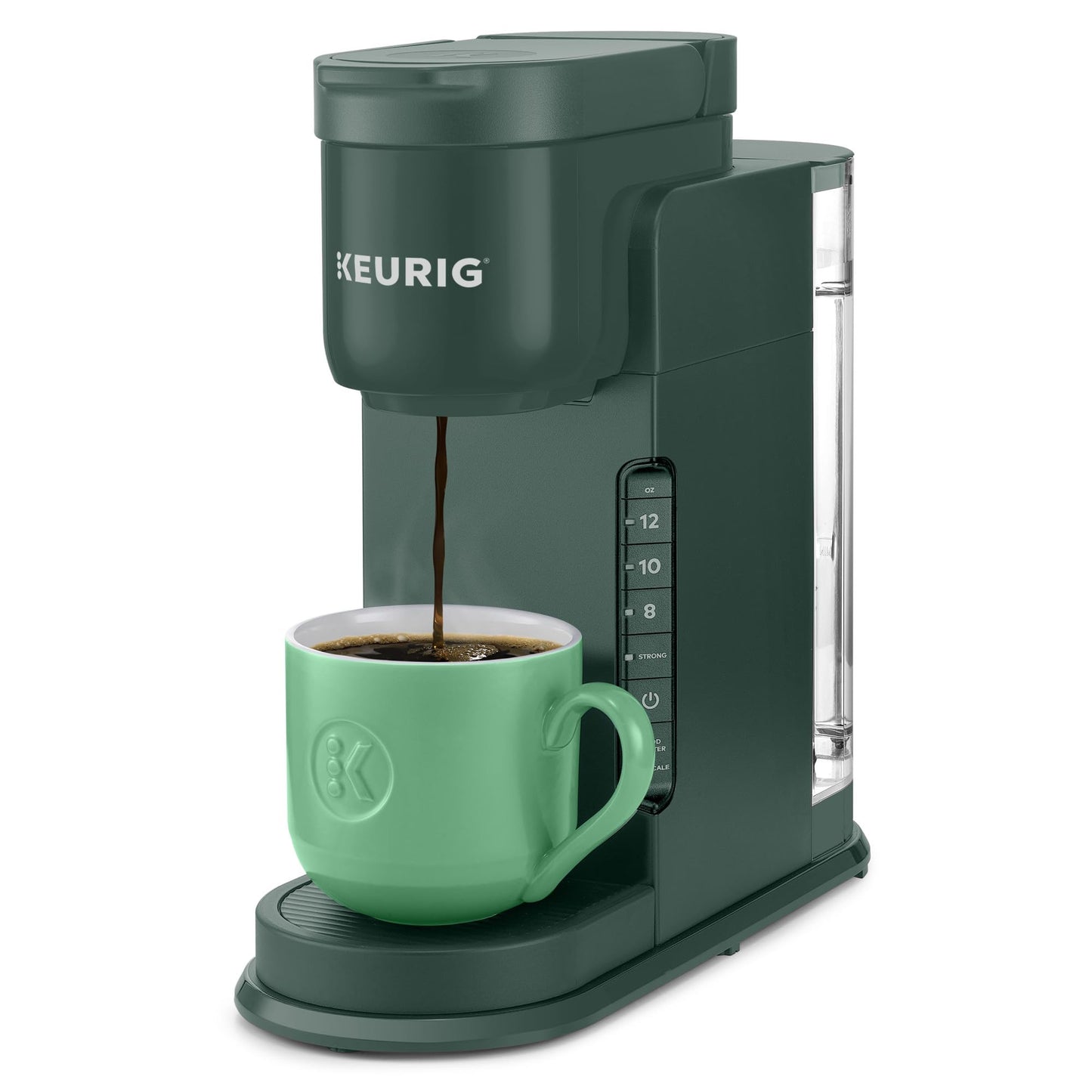 Keurig K-Express Single Serve K-Cup Pod Coffee Maker, 3 Brew Sizes, Strong Button Feature, 42oz Removable Reservoir, Mint