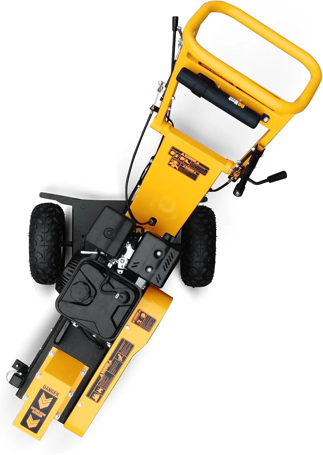 MechMaxx Stump Grinder With Support Leg, DUCAR 420cc 15HP Gas Engine