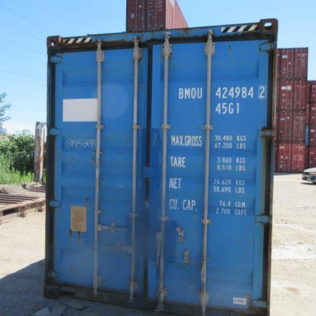Econtainers 40ft Used Shipping Container – Steel Cargo Storage Unit | Variable Condition | For Storage, Construction, Agriculture & Logistics